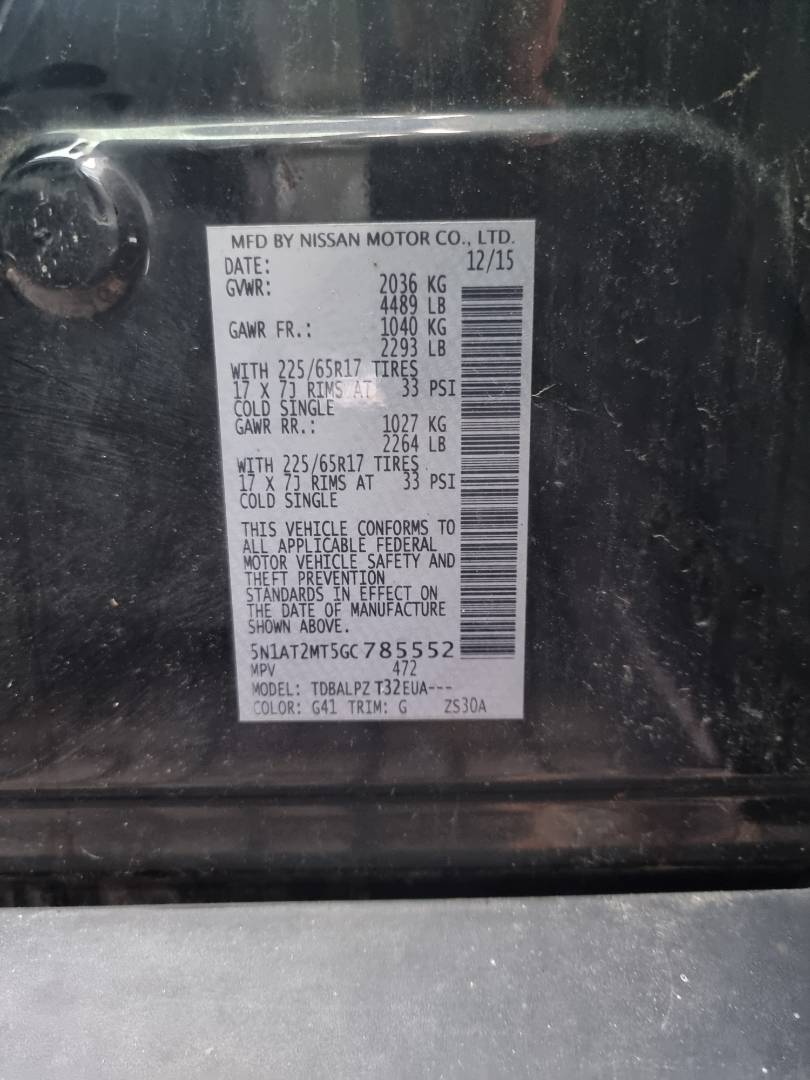 NISSAN ROGUE 2016 - Marhaba Auction Used Cars - Image 7