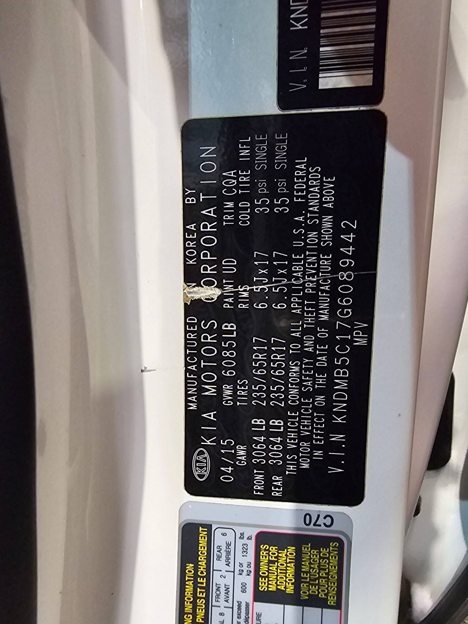 KIA SEDONA 2016 - Marhaba Auction Used Cars - Image 10