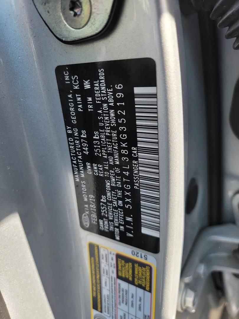 2019 KIA OPTIMA — 139863 Miles — Lot KG352196 — Main - Marhaba Auctions Used Cars - Image 10