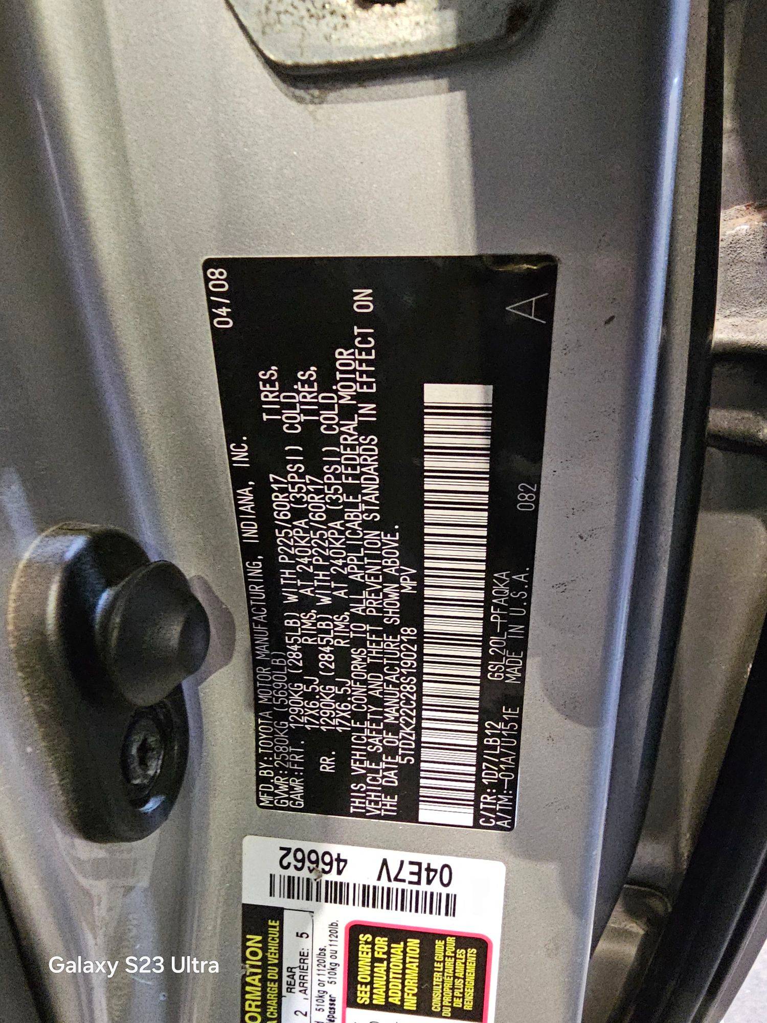 TOYOTA SIENNA 2008 - Marhaba Auction Used Cars - Image 10