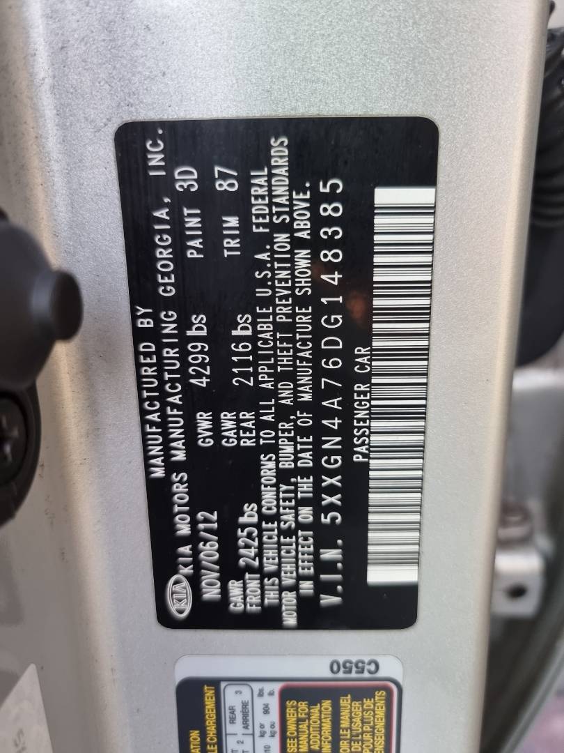 KIA OPTIMA 2013 - Marhaba Auction Used Cars - Image 9