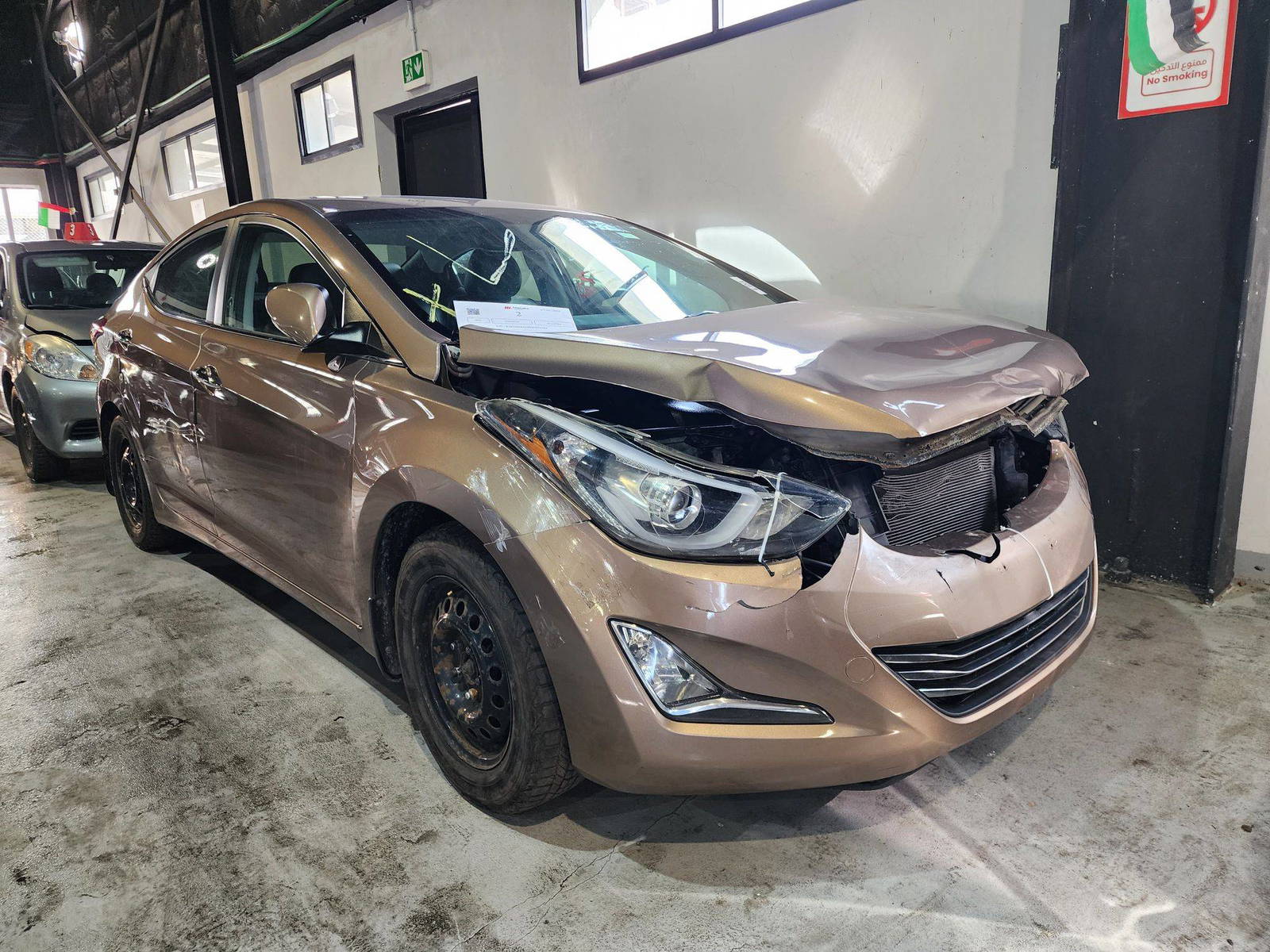 2016 HYUNDAI ELANTRA — 135320 KM — Lot 69623444 — Al Quoz - Marhaba Auctions Used Cars - Image 6