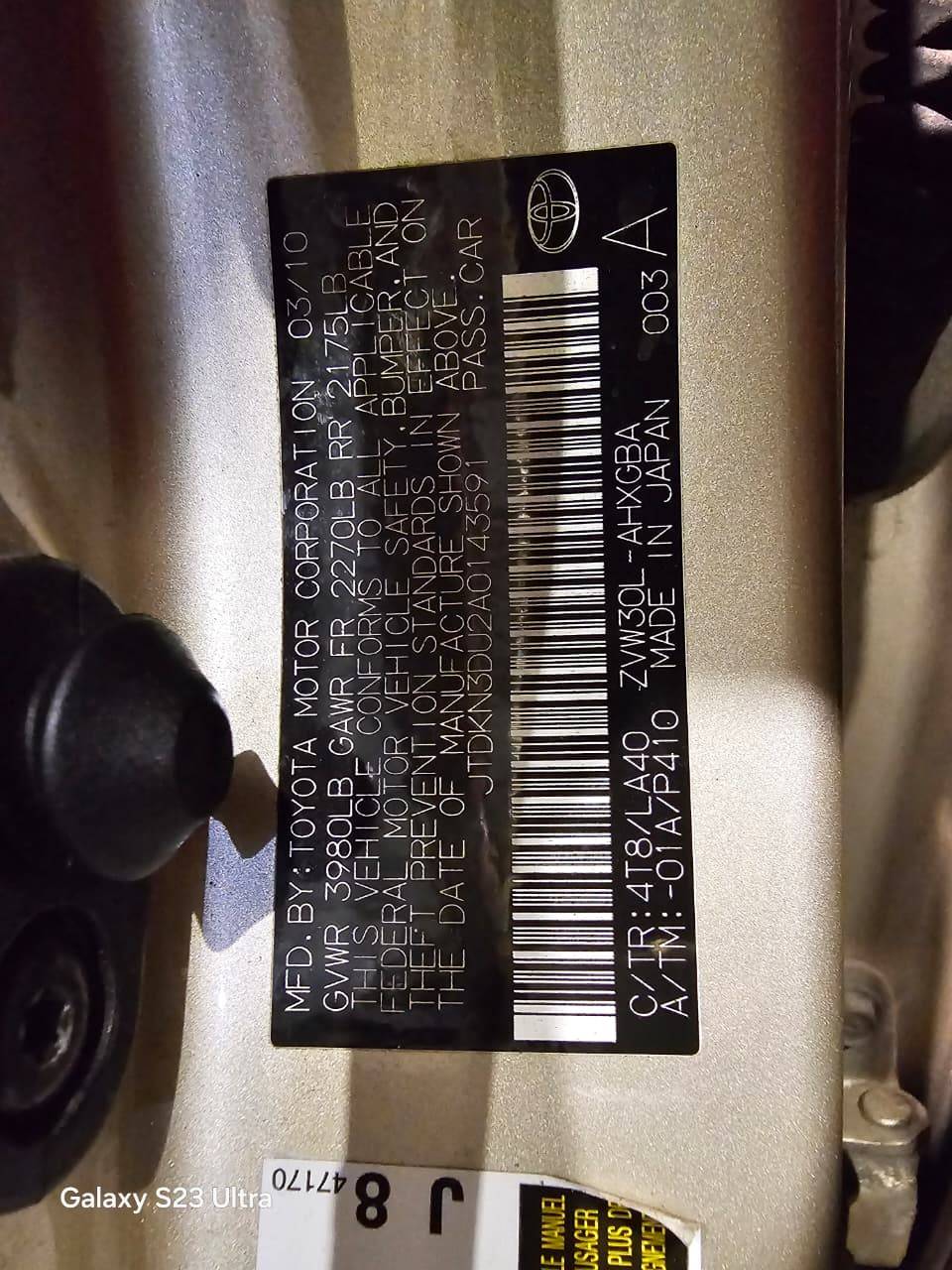 TOYOTA PRIUS 2010 - Marhaba Auction Used Cars - Image 11