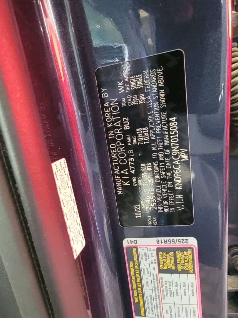 KIA SPORTAGE 2022 - Marhaba Auction Used Cars - Image 9