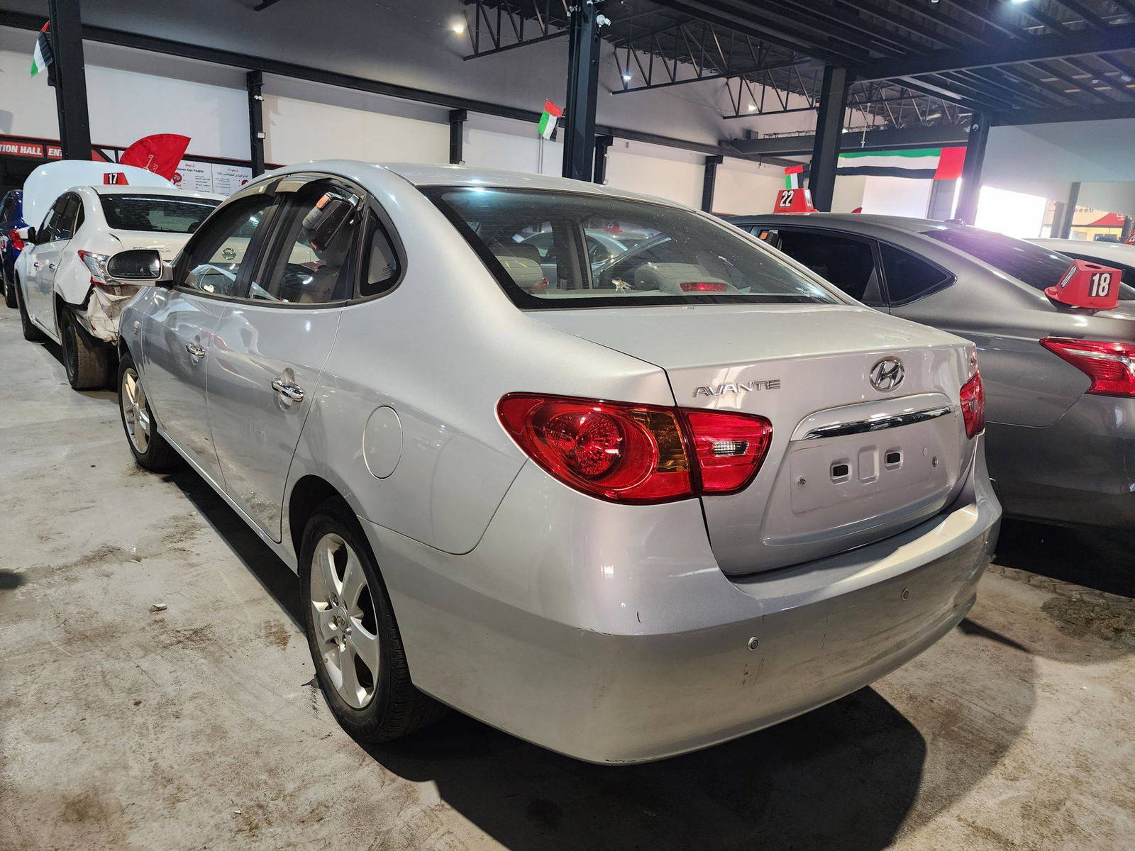 2008 HYUNDAI AVANTE — 79326 KM — Lot 569283 — Al Quoz - Marhaba Auctions Used Cars - Image 4
