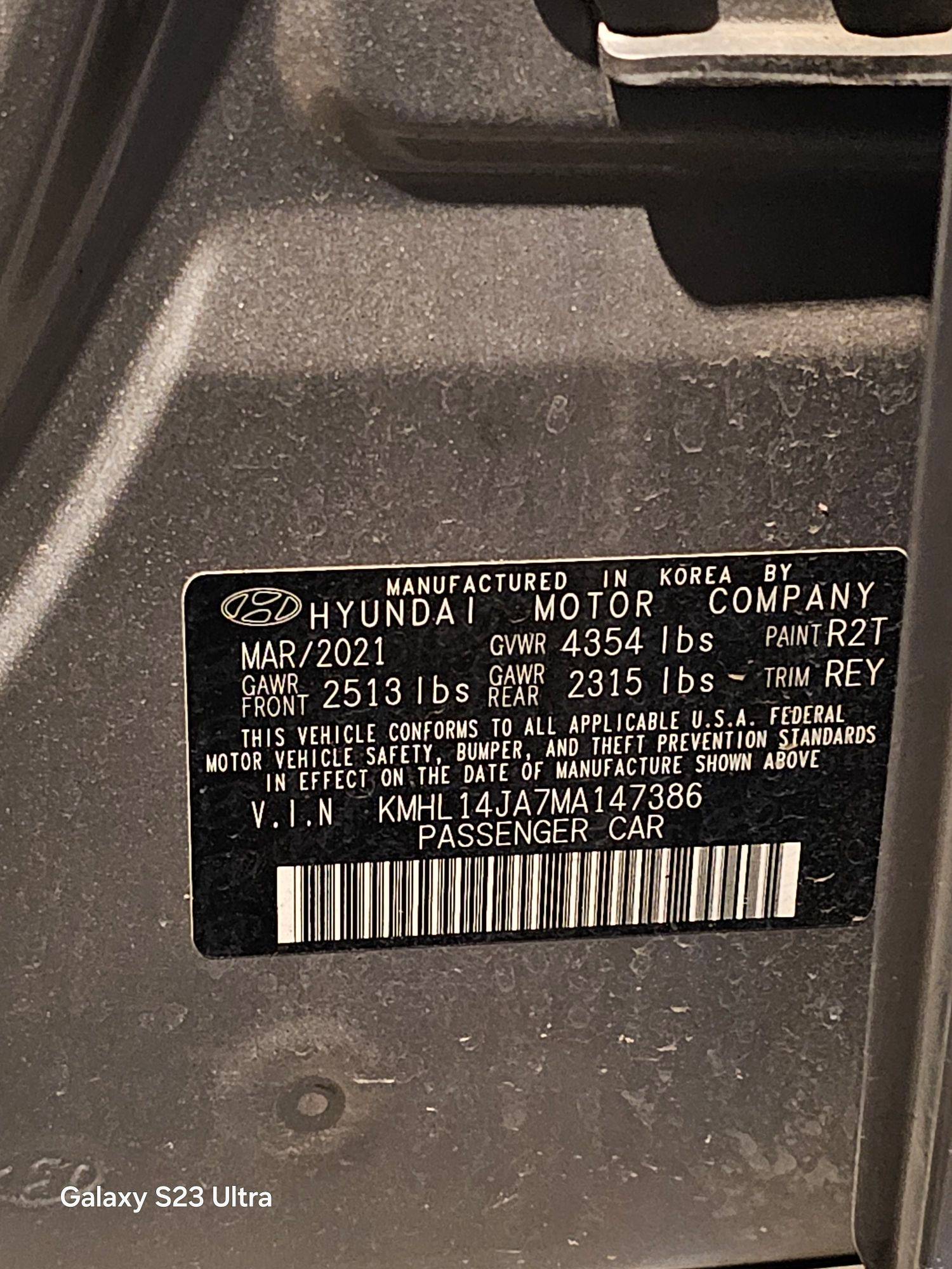 HYUNDAI SONATA 2021 - Marhaba Auction Used Cars - Image 10