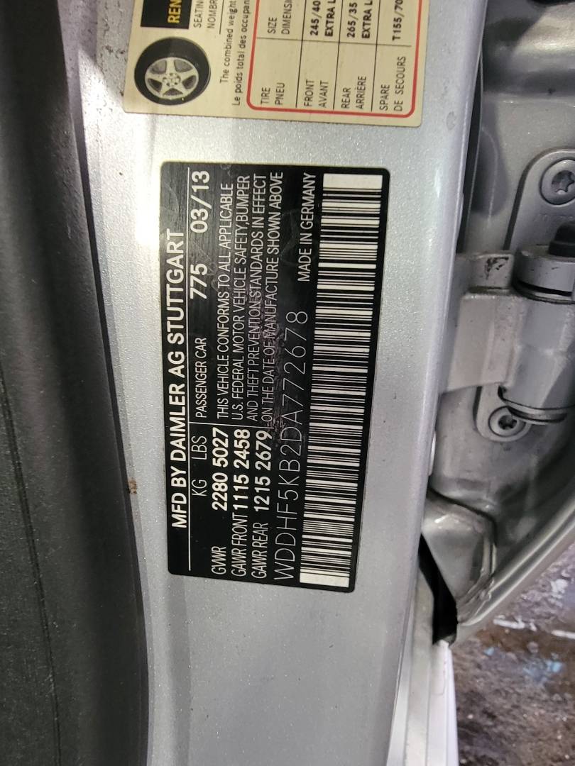 2013 MERCEDES BENZ E 350 — 172045 Miles — Lot A772678 — Souq - Marhaba Auctions Used Cars - Image 11