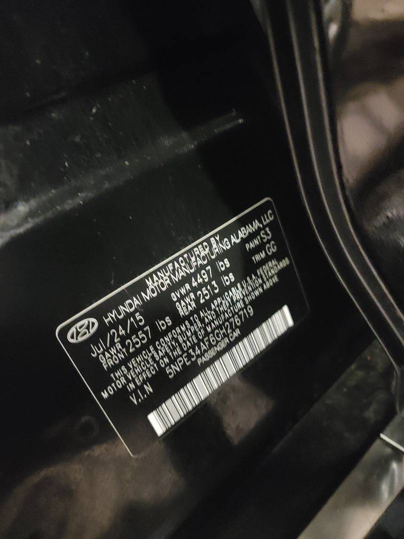 2016 HYUNDAI SONATA — 118000 Miles — Lot H276719 — Main - Marhaba Auctions Used Cars - Image 7