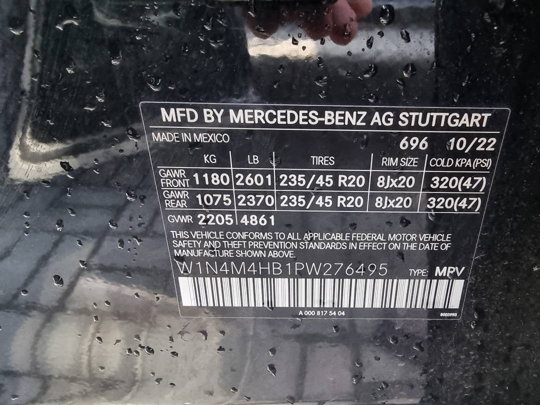 MERCEDES BENZ GLB 250 2023 - Marhaba Auction Used Cars - Image 9