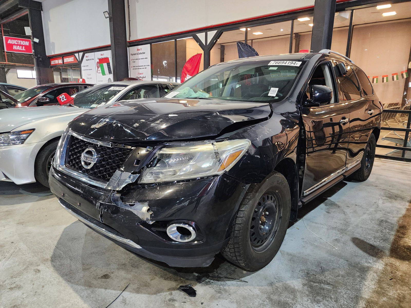 2015 NISSAN PATHFINDER — 143059 KM — Lot 76694194 — Main - Marhaba Auctions Used Cars - Image 4