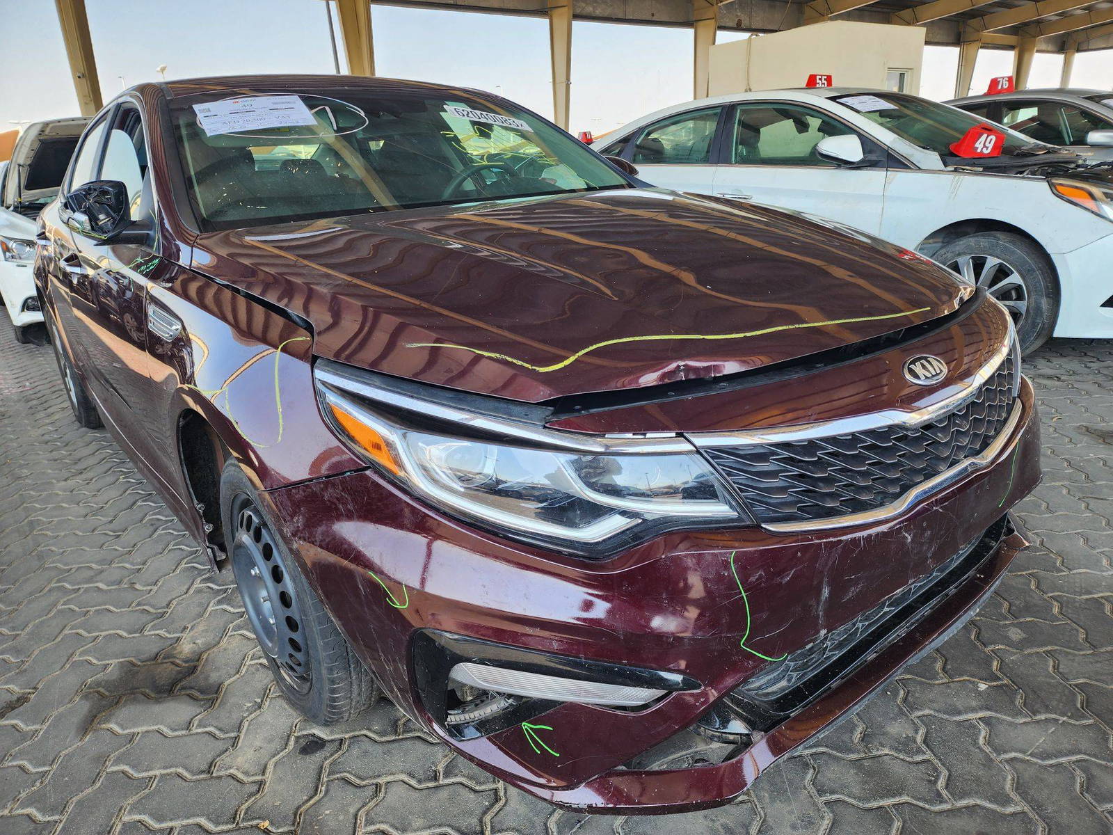 2019 KIA OPTIMA — 73007 Miles — Lot KG324067 - Marhaba Auctions Used Cars - Image 7