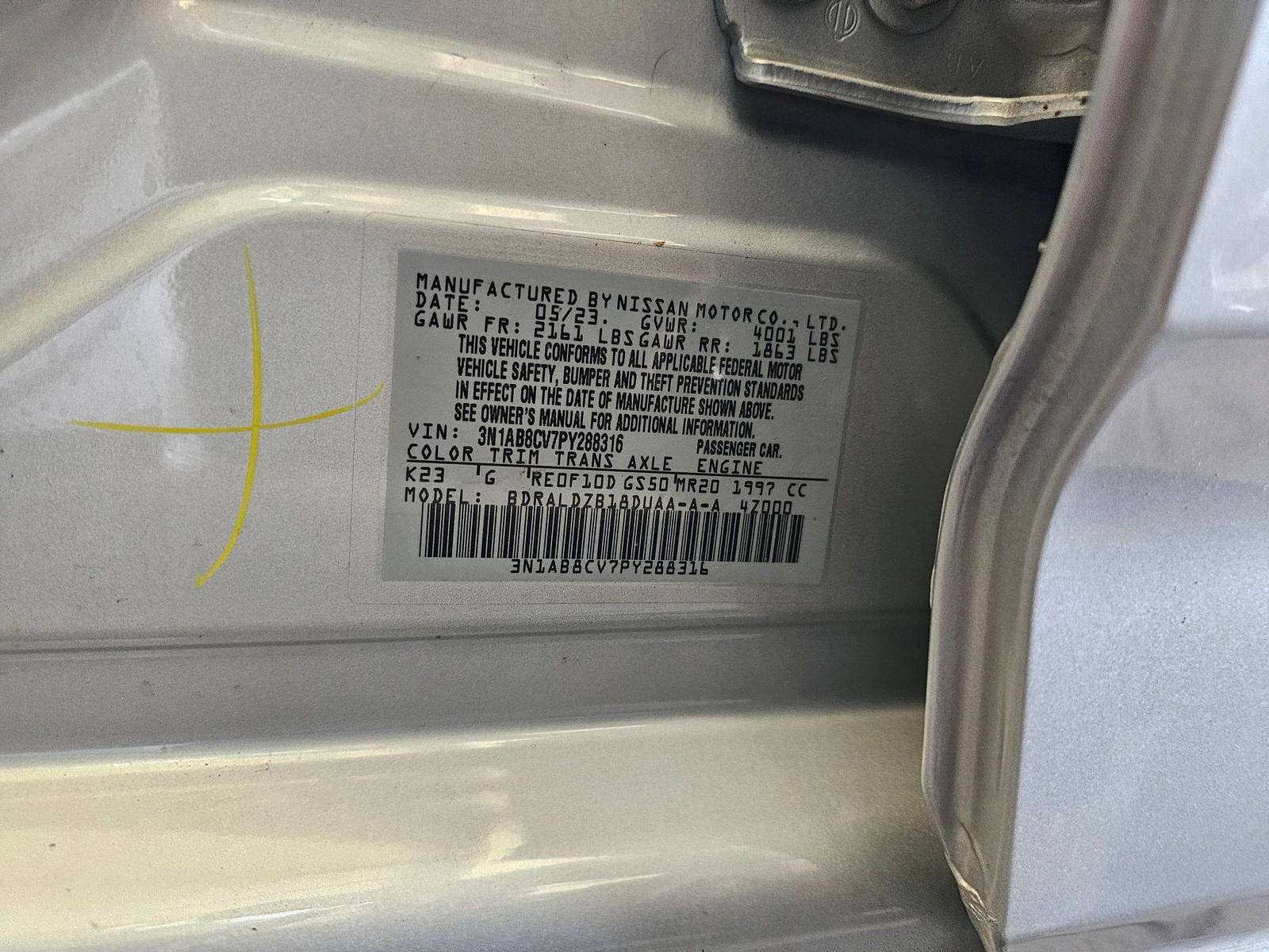 NISSAN SENTRA 2023 - Marhaba Auction Used Cars - Image 9