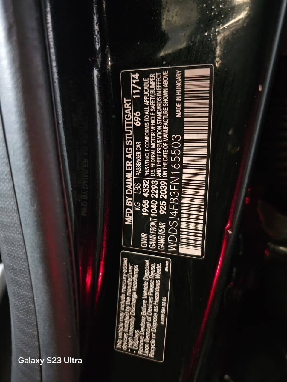 MERCEDES BENZ CLA 250 2015 - Marhaba Auction Used Cars - Image 9