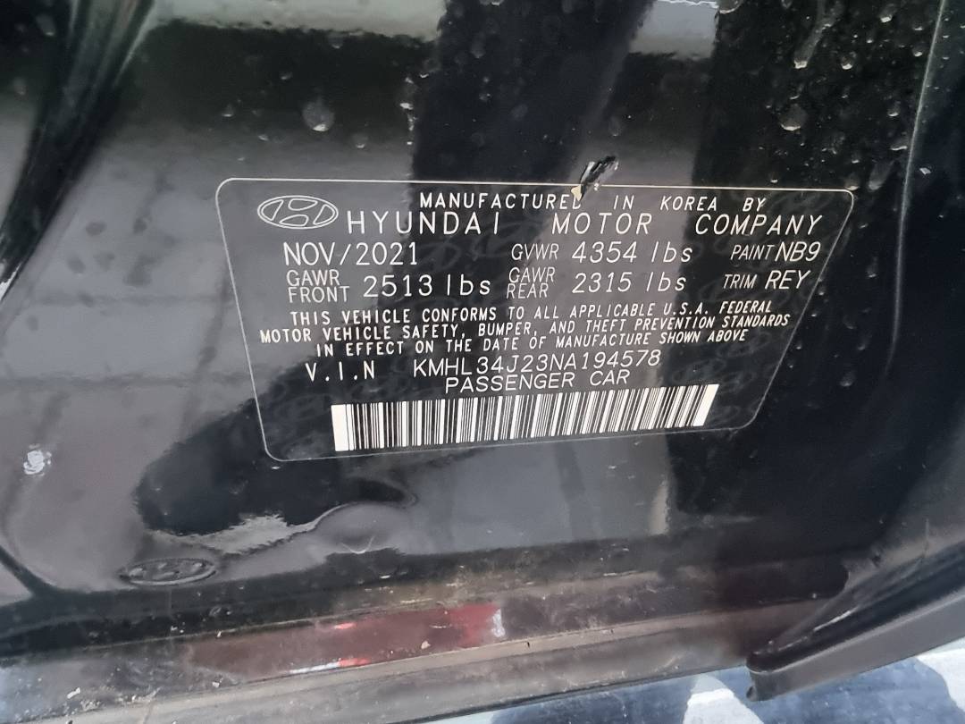 HYUNDAI SONATA 2022 - Marhaba Auction Used Cars - Image 11