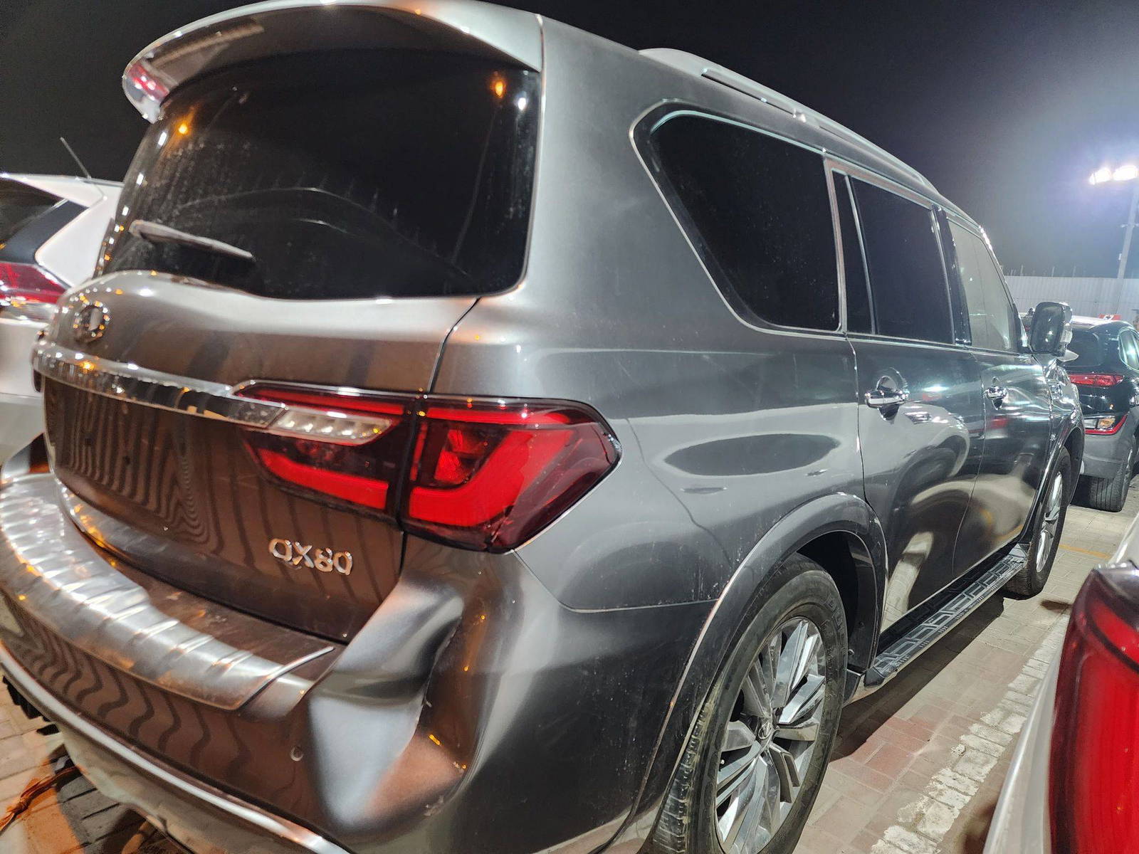 2019 INFINITI QX80 — 75016 Miles — Lot 687159 - Marhaba Auctions Used Cars - Image 3