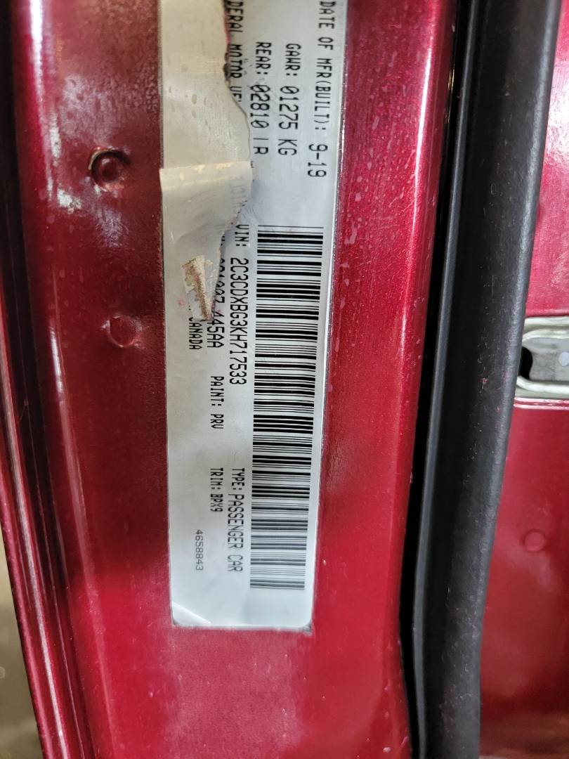 2019 DODGE CHARGER — 57766 Miles — Lot 717533 — Main - Marhaba Auctions Used Cars - Image 10