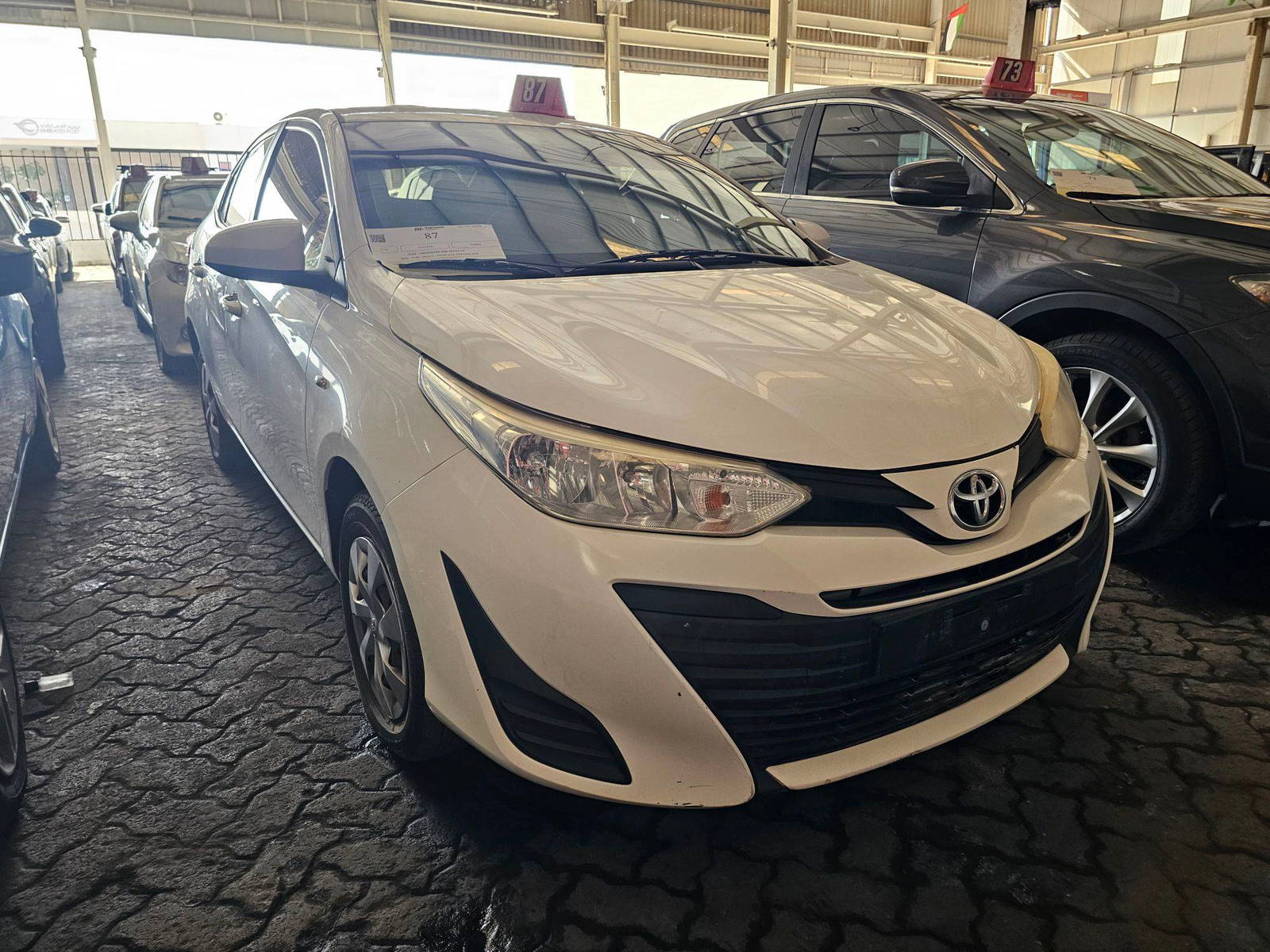 2019 TOYOTA YARIS — 161707 KM — Lot F30K2056119 — Main - Marhaba Auctions Used Cars - Image 2
