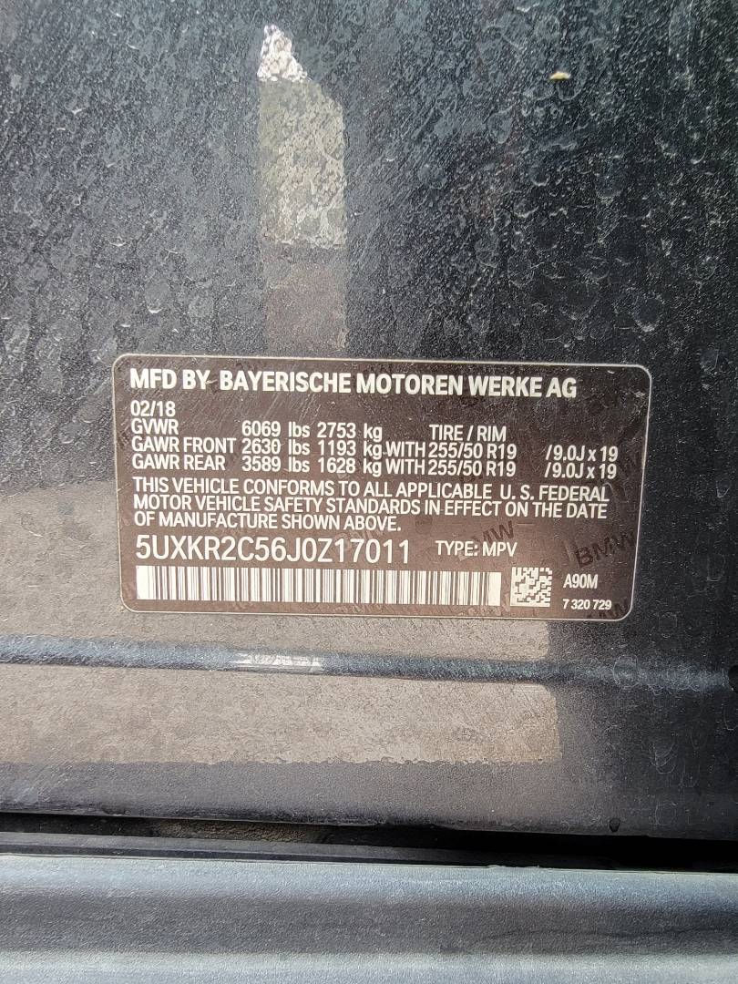 2018 BMW X5 XDRIVE35I — 89218 Miles — Lot 56J0Z17011 — Main - Marhaba Auctions Used Cars - Image 11