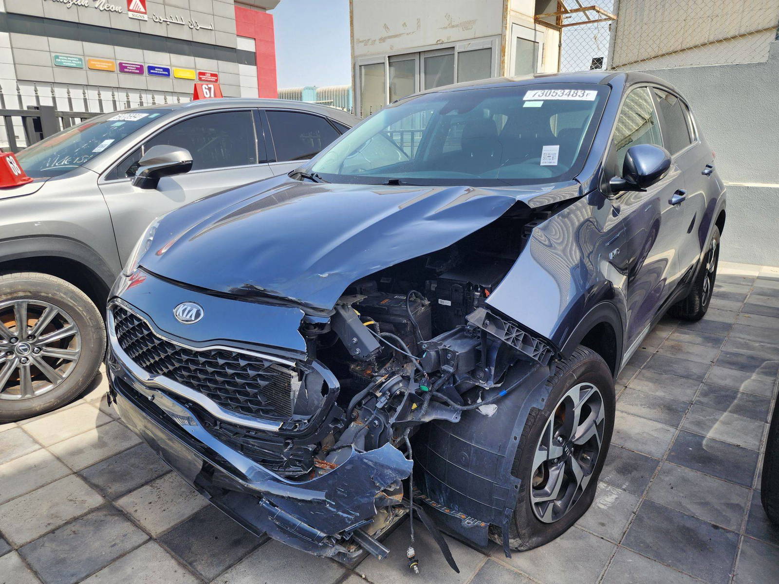 2020 KIA SPORTAGE — 67764 Miles — Lot 73053483 — Main - Marhaba Auctions Used Cars - Image 3