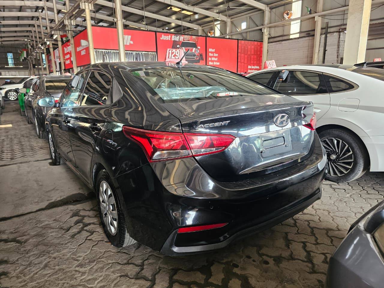2021 HYUNDAI ACCENT — sold — 133029 KM — Lot MM226925 — Main - Marhaba Auctions Used Cars - Image 2