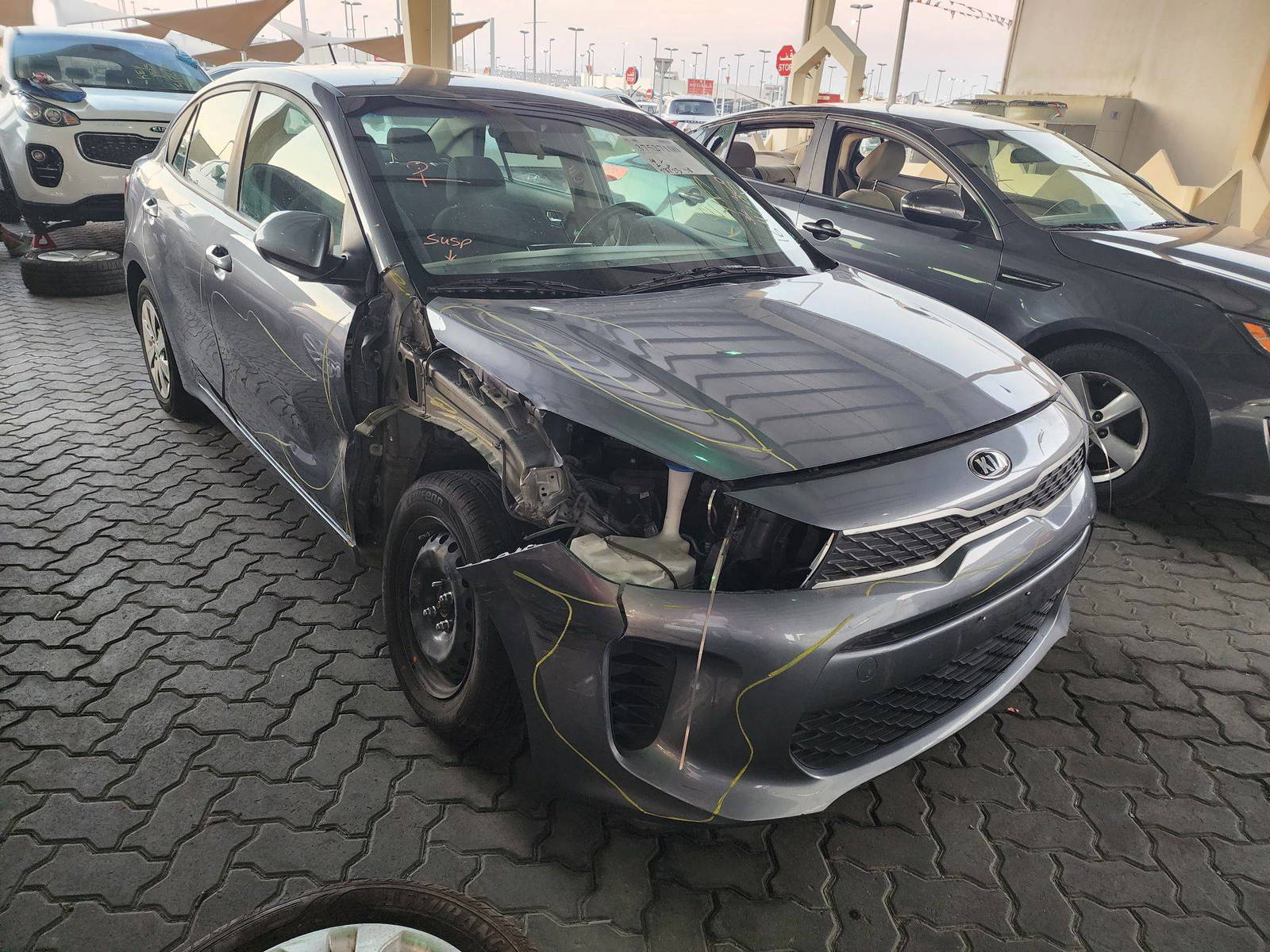 2019 KIA RIO — 78723 Miles — Lot 37527100 - Marhaba Auctions Used Cars - Image 6