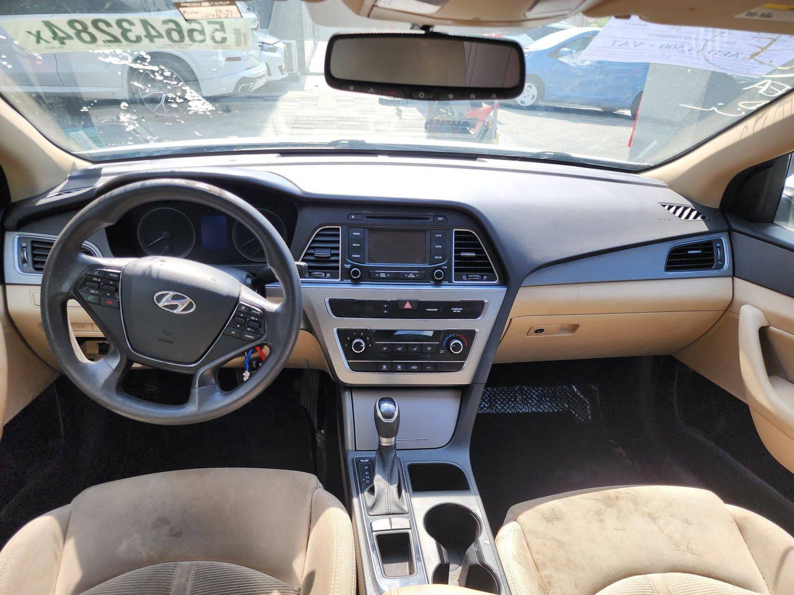 2015 HYUNDAI SONATA — 107521 Miles — Lot 48578 — Al Quoz - Marhaba Auctions Used Cars - Image 7