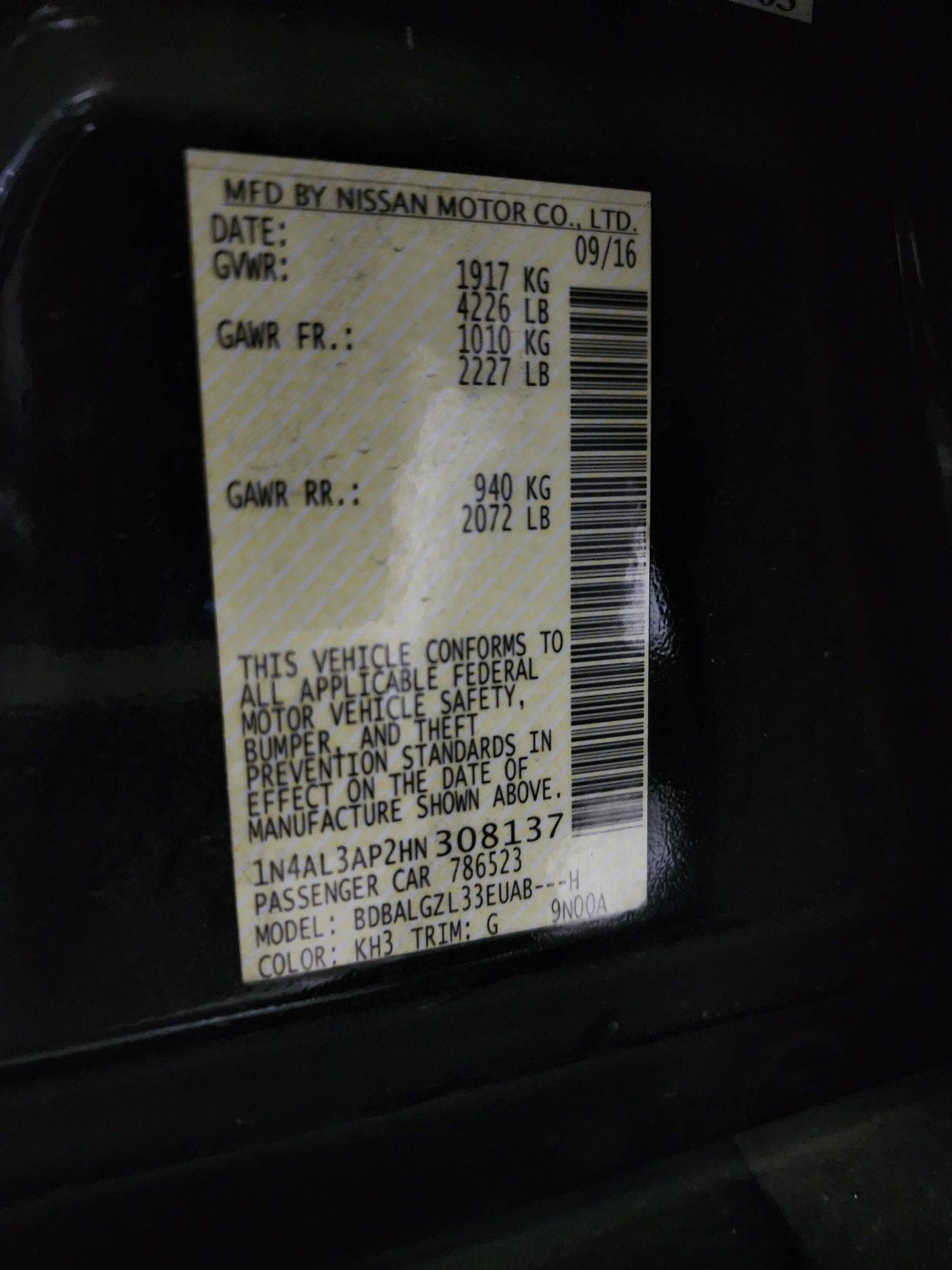 NISSAN ALTIMA 2017 - Marhaba Auction Used Cars - Image 10