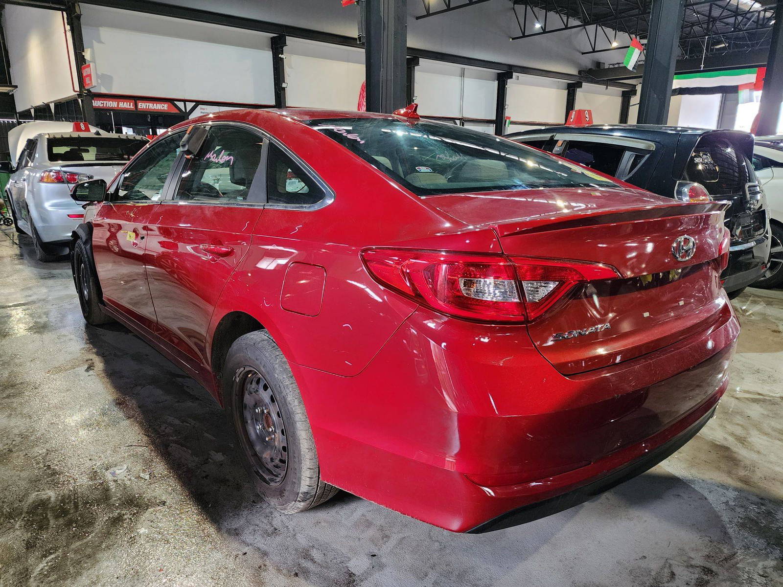2017 HYUNDAI SONATA — 145614 Miles — Lot 445457 — Al Quoz - Marhaba Auctions Used Cars - Image 3
