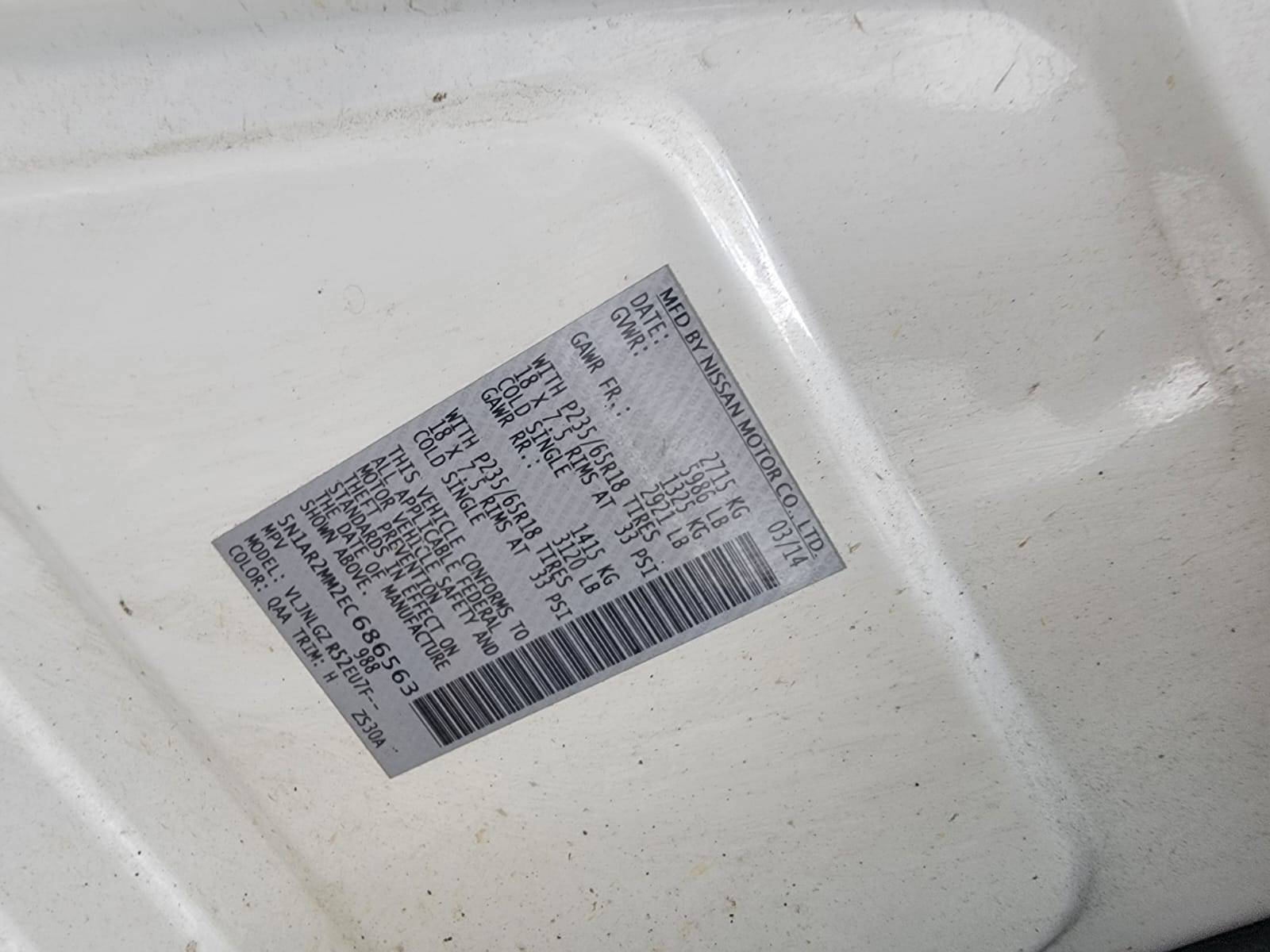 NISSAN PATHFINDER 2014 - Marhaba Auction Used Cars - Image 10