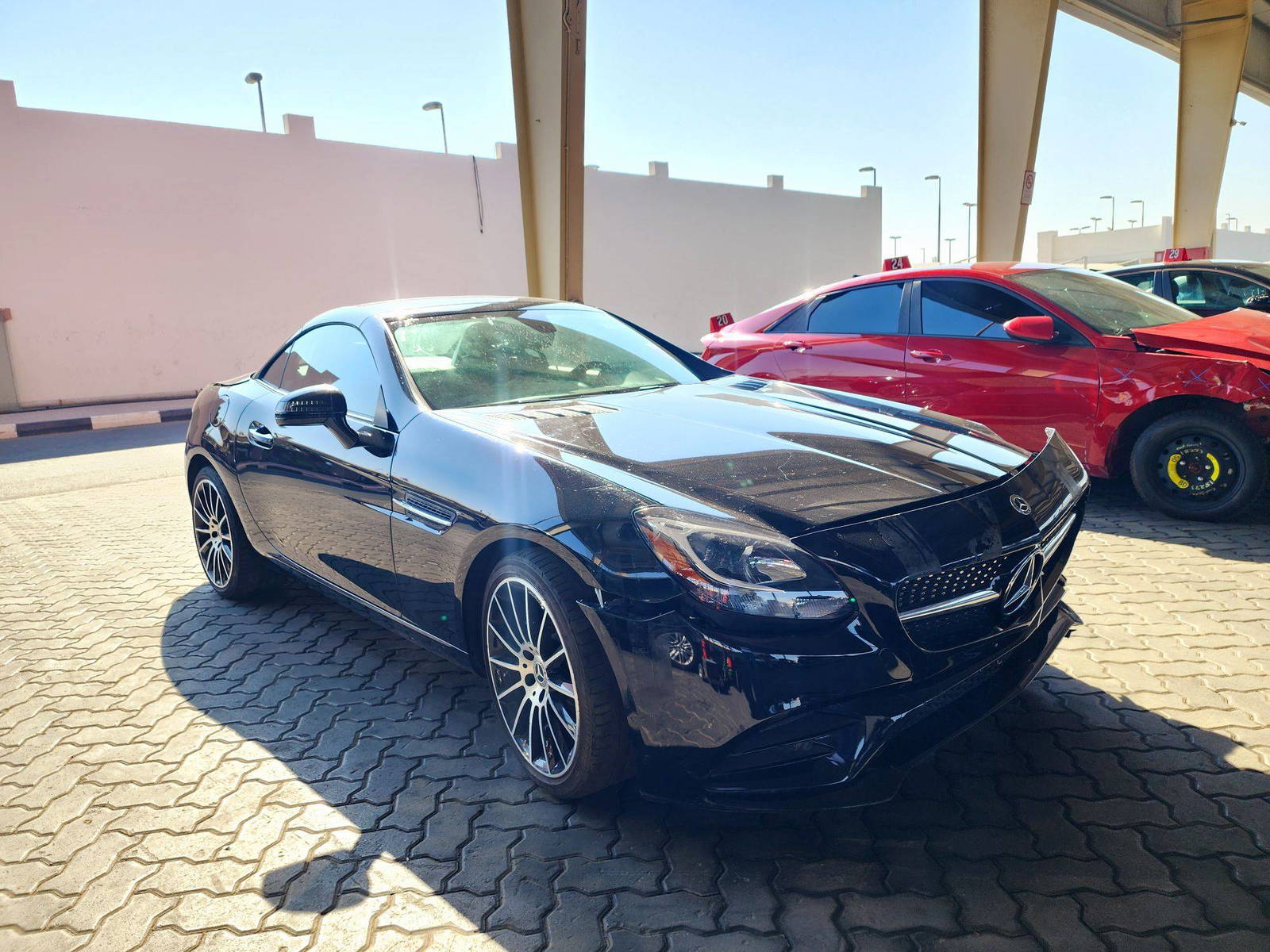 2019 MERCEDES BENZ SLC 300 — 40406 Miles — Lot 55567554 — Souq - Marhaba Auctions Used Cars - Image 4