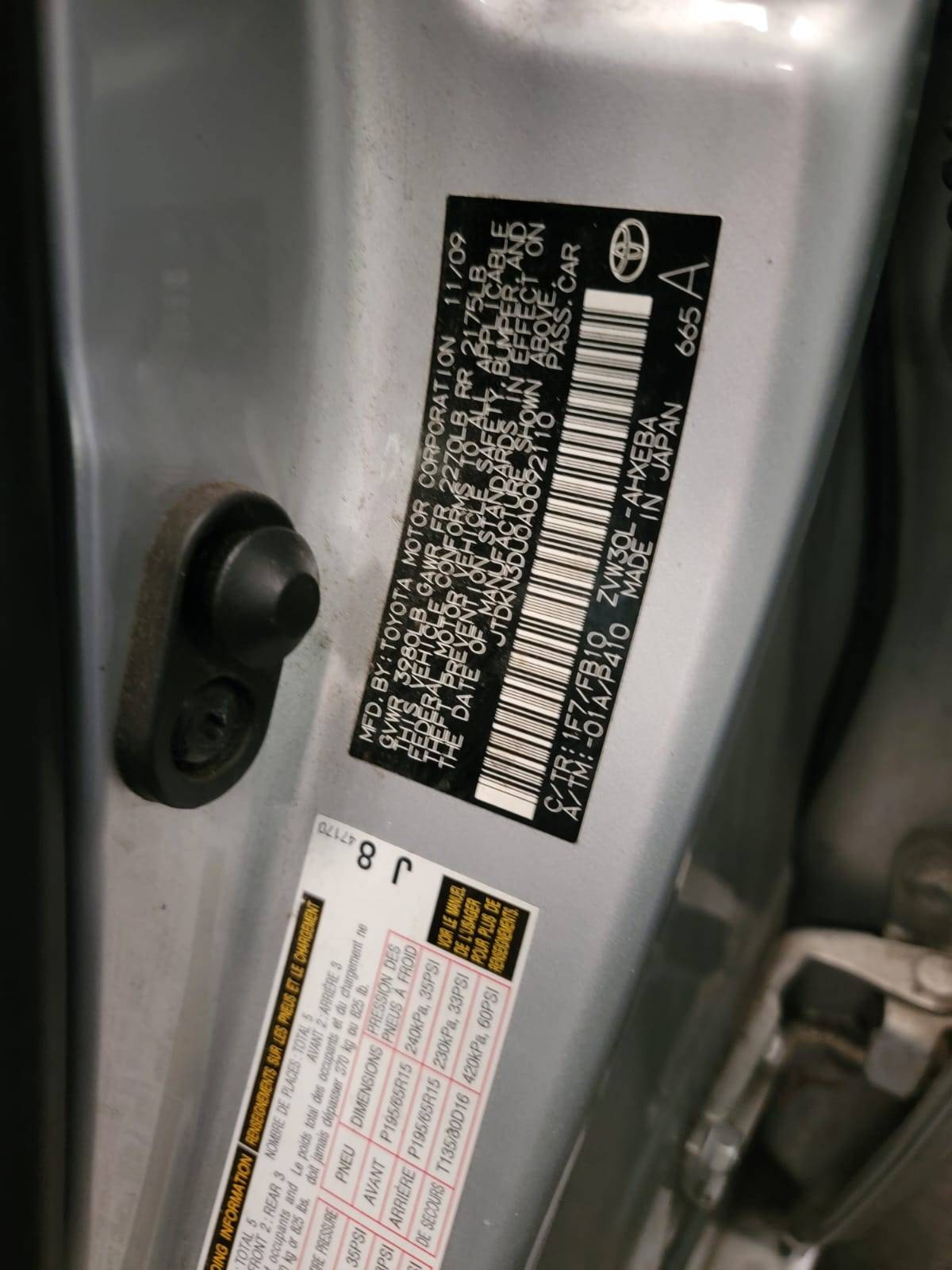 2010 TOYOTA PRIUS — 211215 Miles — Lot 0A0092110 — Main - Marhaba Auctions Used Cars - Image 9