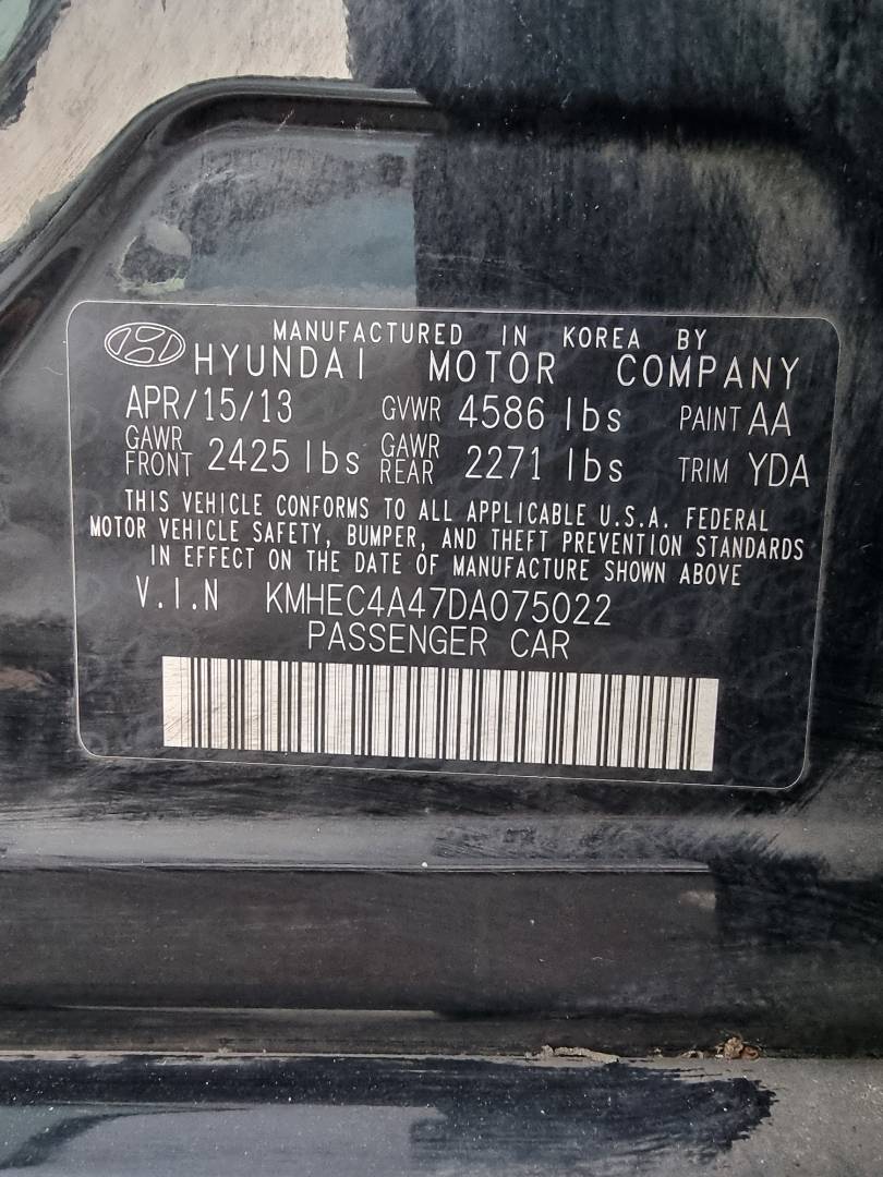 2013 HYUNDAI SONATA — 183331 Miles — Lot 39236453 — Ind. 12 - Marhaba Auctions Used Cars - Image 10