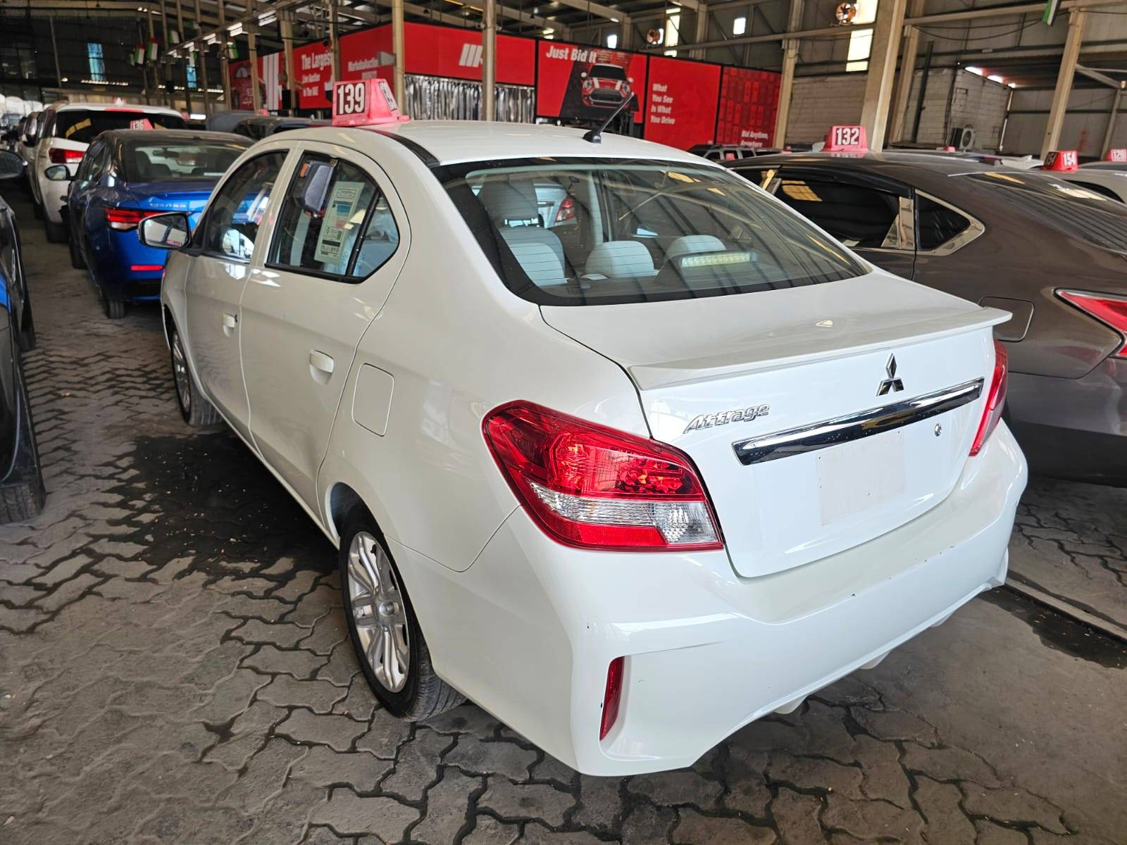 2022 MITSUBISHI ATTRAGE — sold — 87130 KM — Lot NH008145 — Main - Marhaba Auctions Used Cars - Image 5