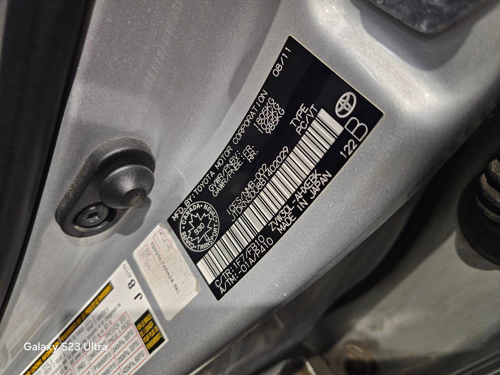 TOYOTA PRIUS 2011 - Marhaba Auction Used Cars - Image 9