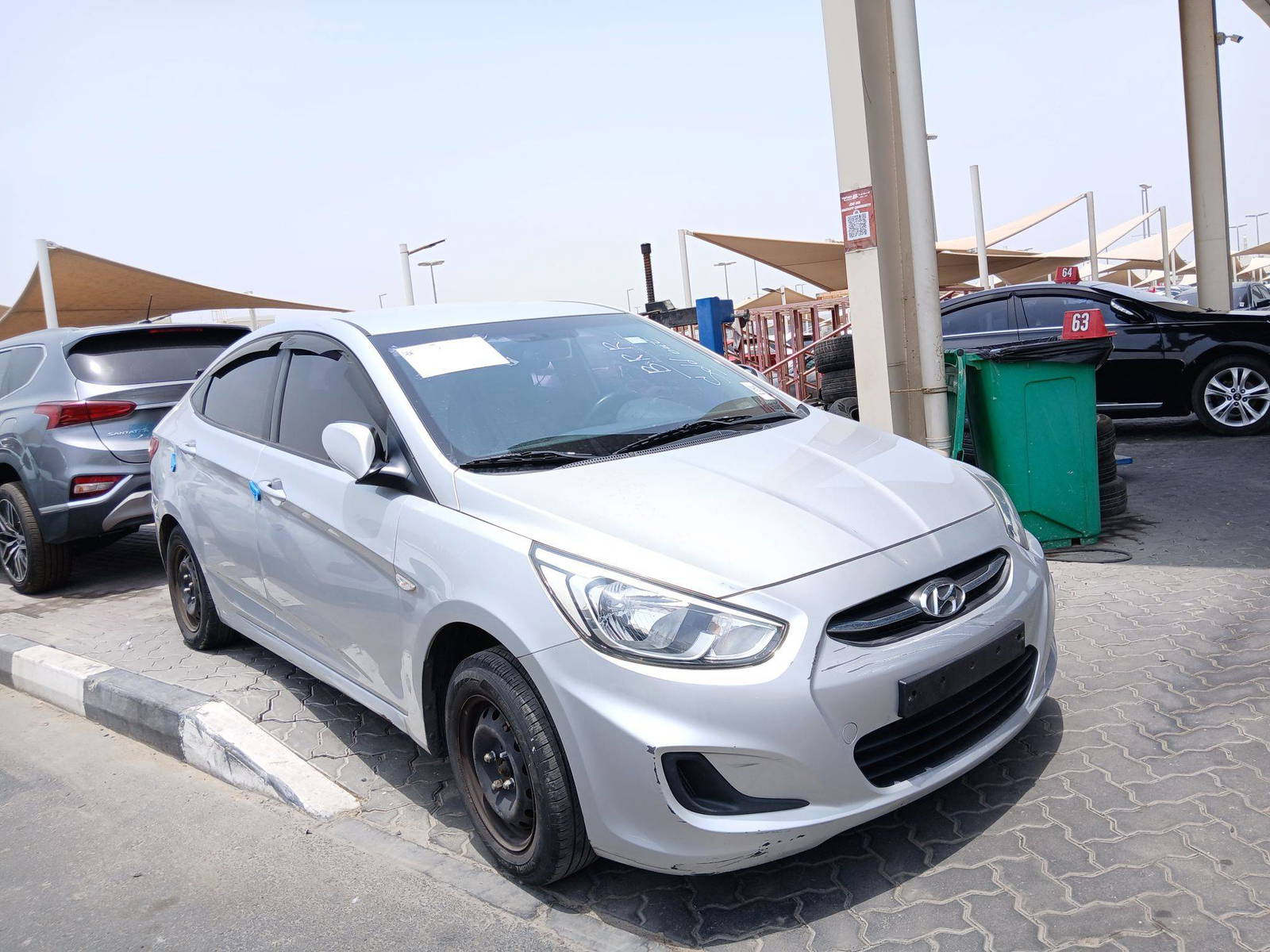 2015 HYUNDAI ACCENT — 242971 KM — Lot 862814 — Souq - Marhaba Auctions Used Cars - Image 3