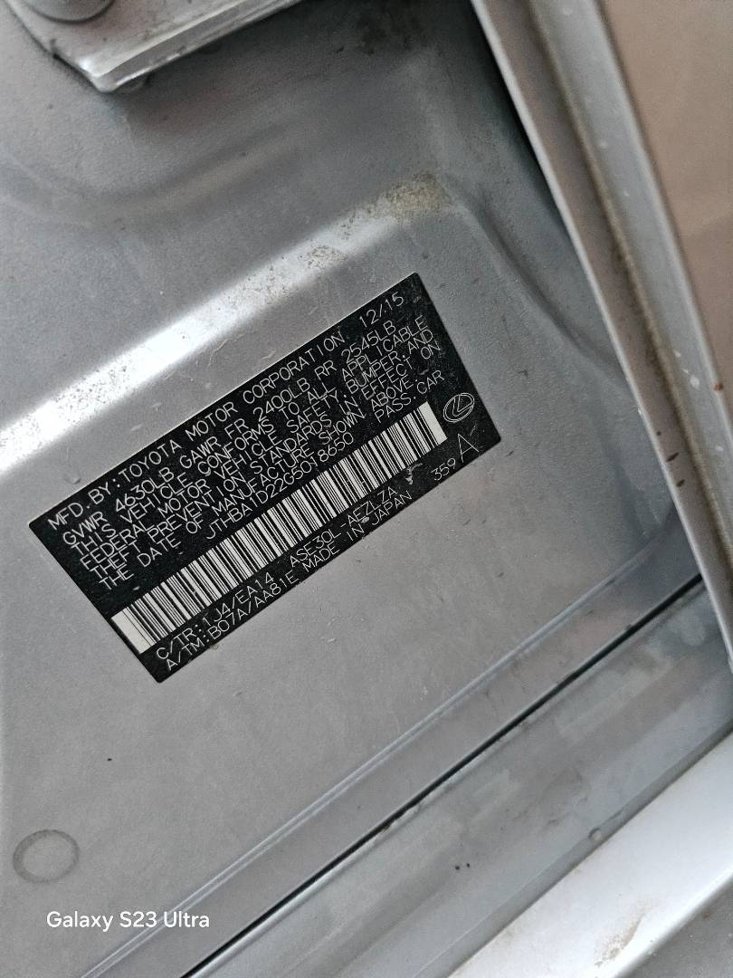 LEXUS IS 200T 2016 - Marhaba Auction Used Cars - Image 10