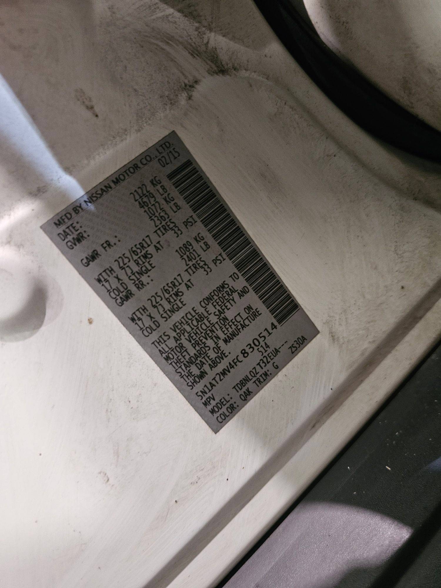 2015 NISSAN ROGUE — 211551 Miles — Lot FC830514 — Main - Marhaba Auctions Used Cars - Image 9