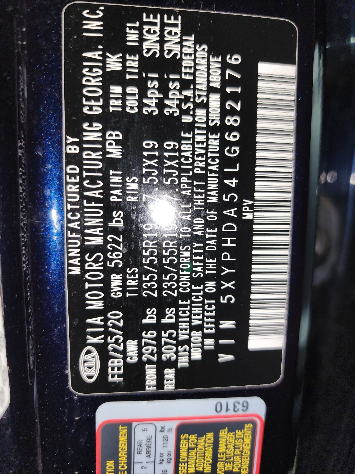 KIA SORENTO 2020 - Marhaba Auction Used Cars - Image 11