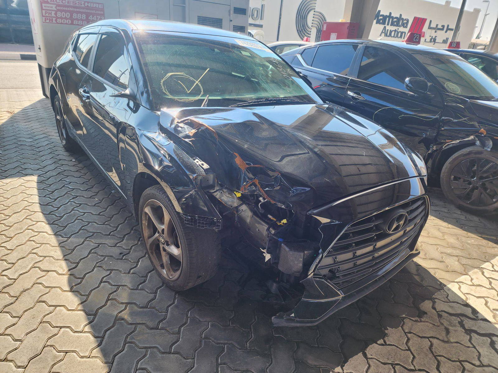 2019 HYUNDAI VELOSTER — 74307 Miles — Lot 74292073 - Marhaba Auctions Used Cars - Image 6
