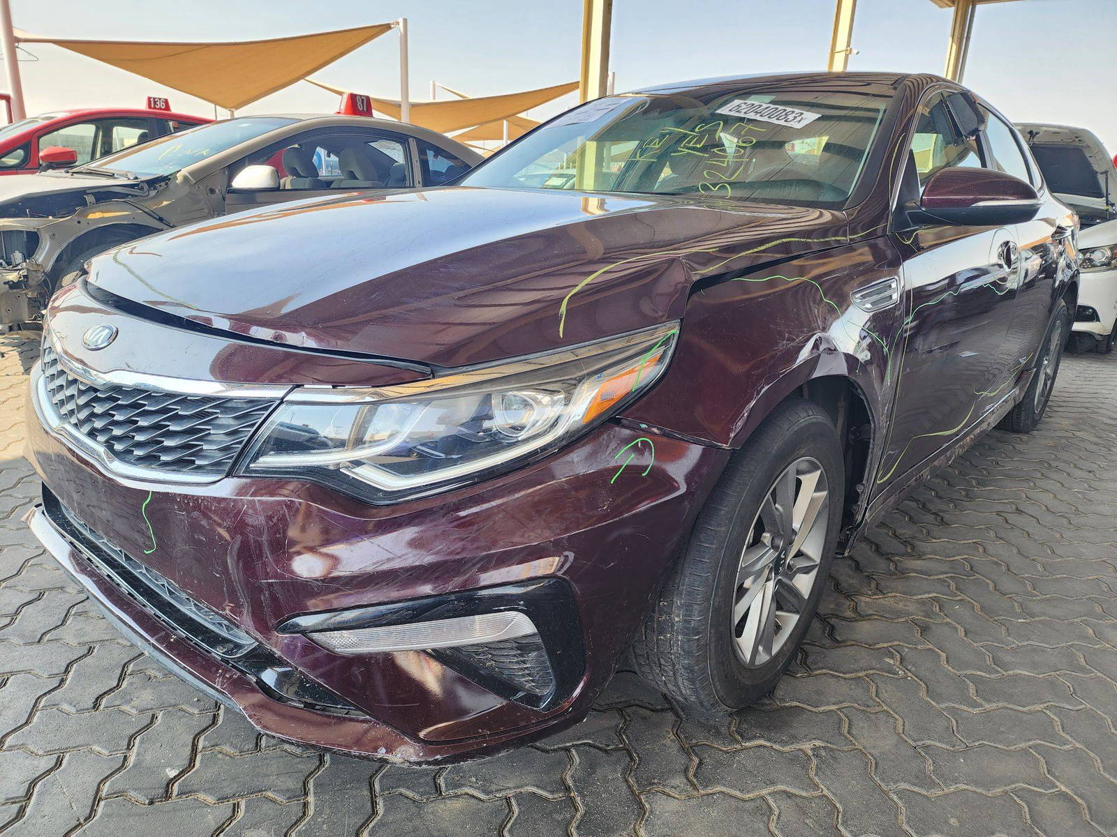 2019 KIA OPTIMA — 73007 Miles — Lot KG324067 - Marhaba Auctions Used Cars - Image 5