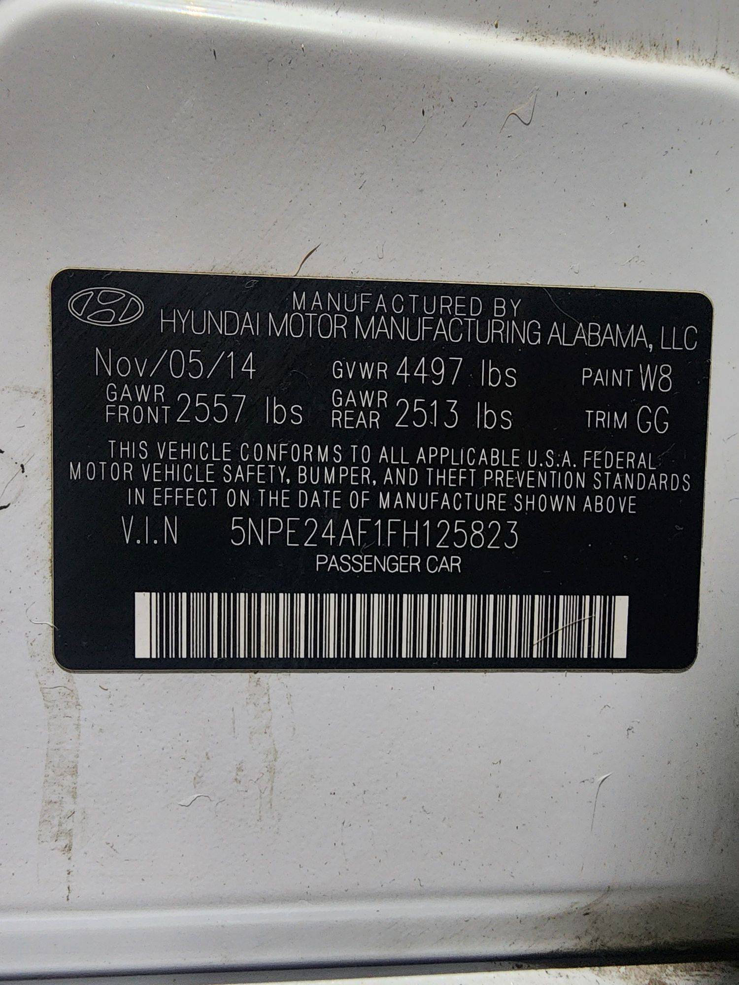 2015 HYUNDAI SONATA — 113000 Miles — Lot 55950875 — Main - Marhaba Auctions Used Cars - Image 10