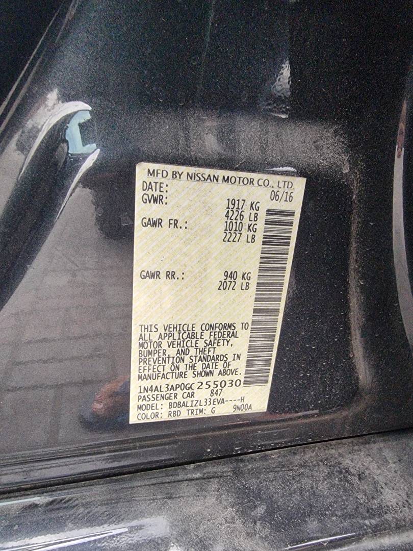 NISSAN ALTIMA 2016 - Marhaba Auction Used Cars - Image 8