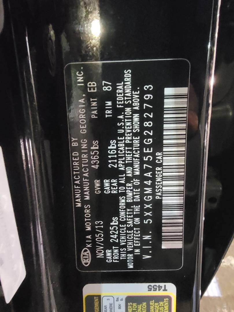 2014 KIA OPTIMA — 136001 Miles — Lot 40001776 — Main - Marhaba Auctions Used Cars - Image 9