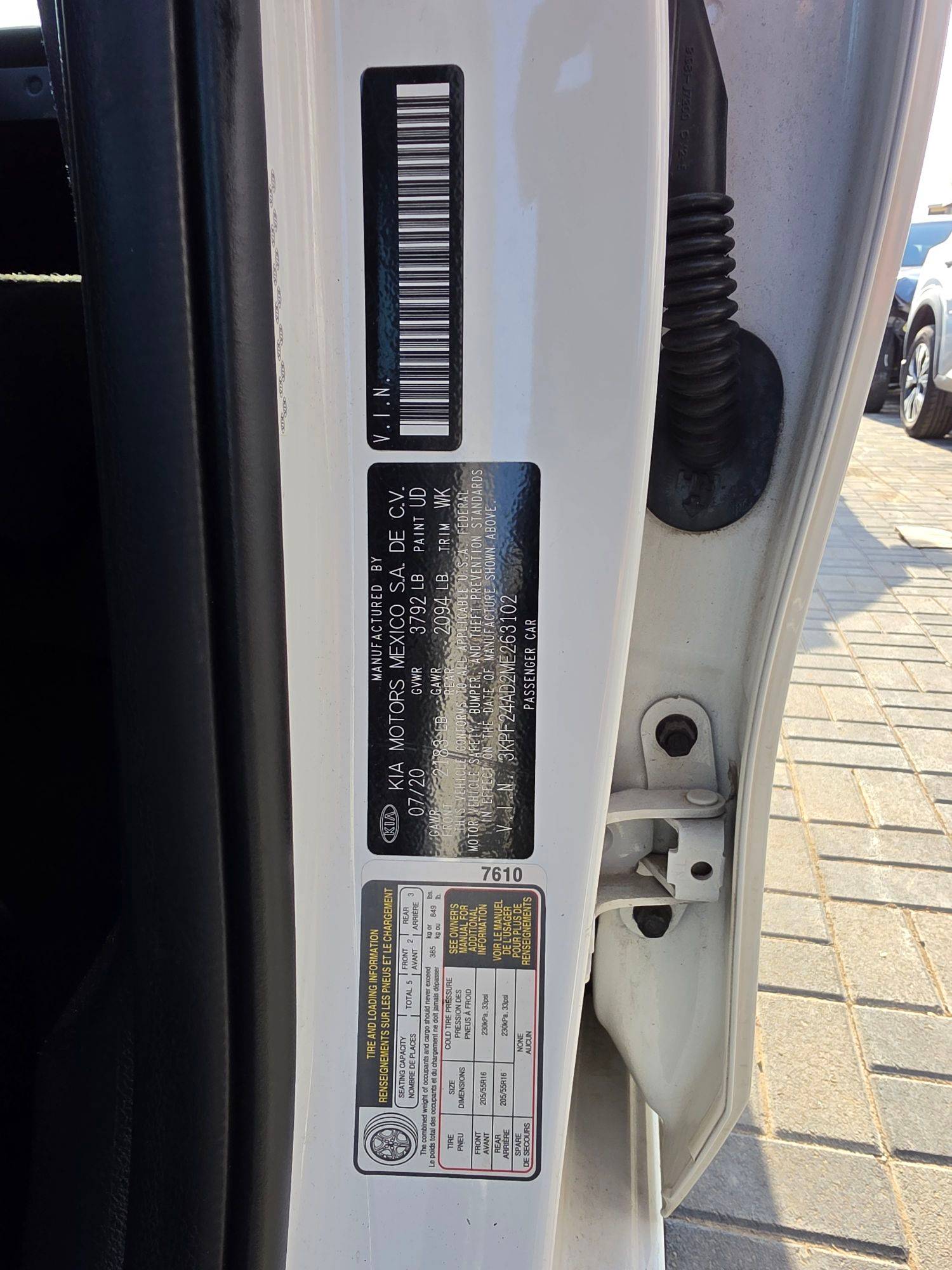 KIA FORTE 2021 - Marhaba Auction Used Cars - Image 9