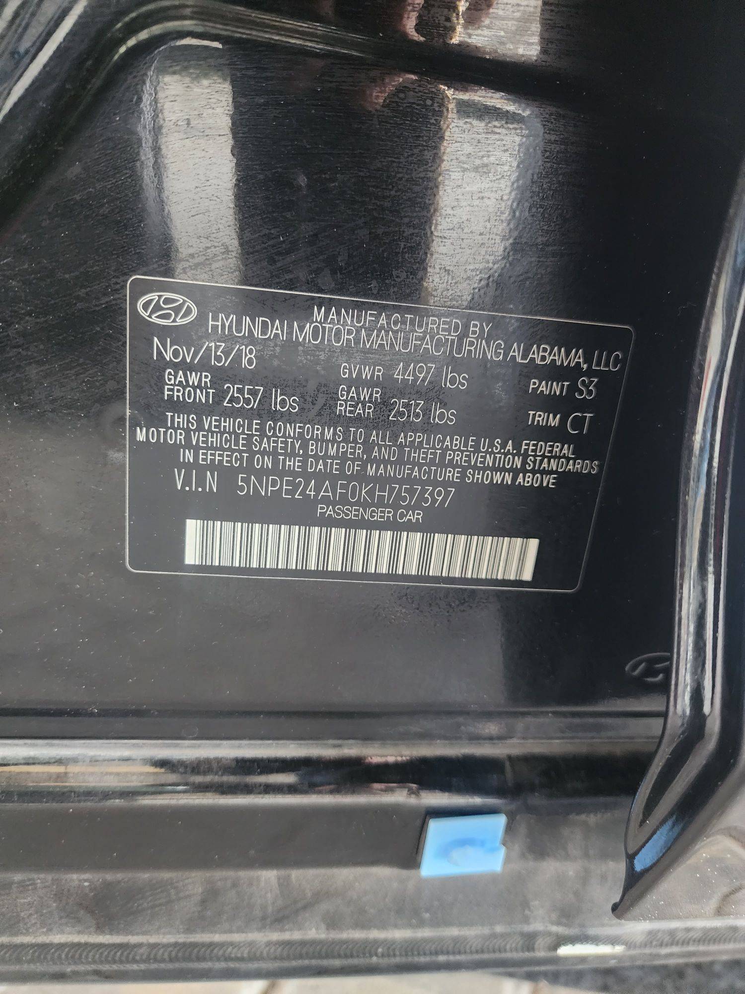 2019 HYUNDAI SONATA — 68571 Miles — Lot 21231201 - Marhaba Auctions Used Cars - Image 9