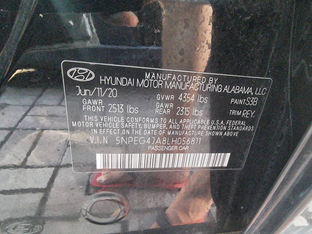 HYUNDAI SONATA 2020 - Marhaba Auction Used Cars - Image 8