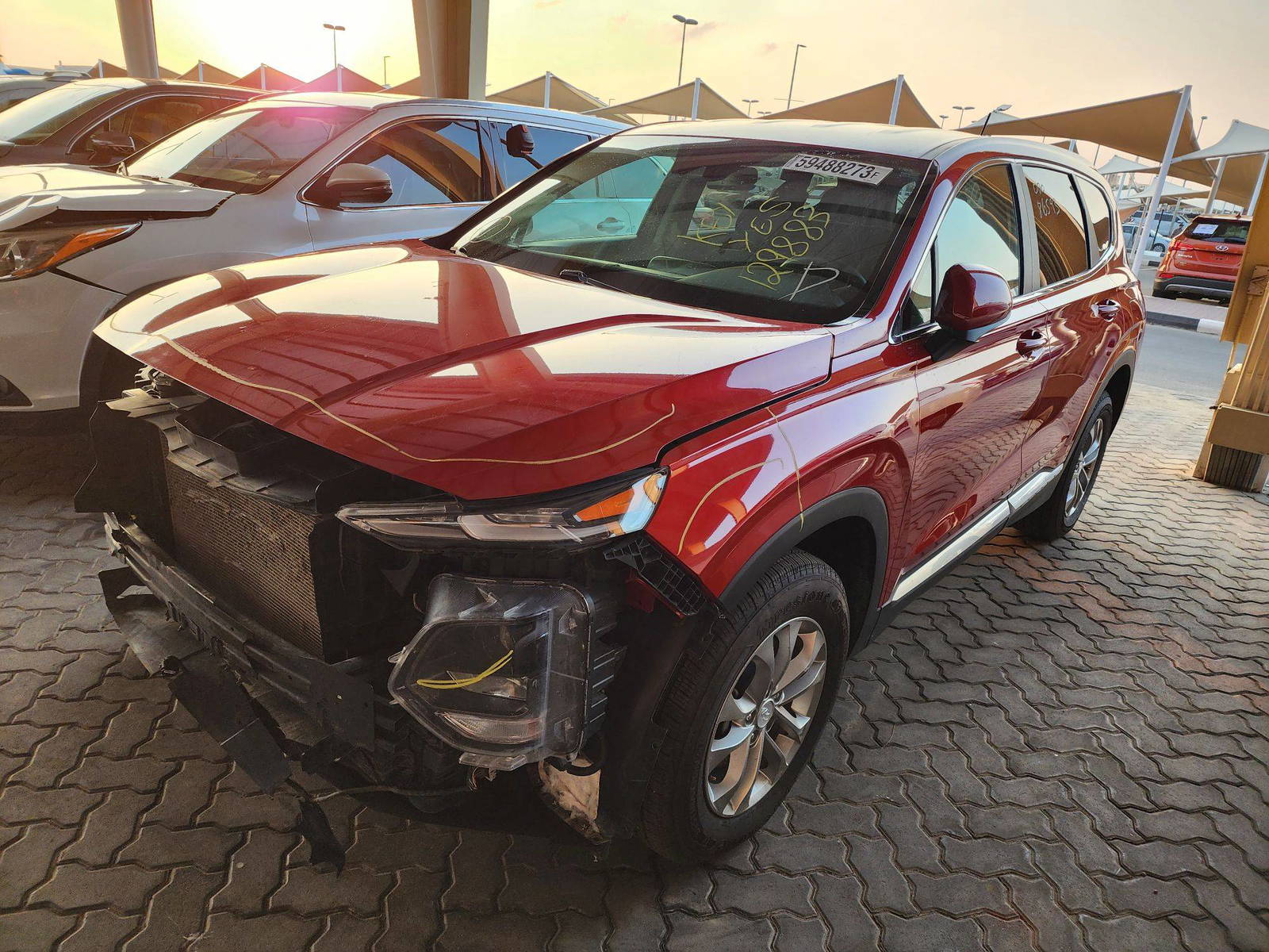 2019 HYUNDAI SANTA FE — 86593 Miles — Lot 59488273 - Marhaba Auctions Used Cars - Image 7