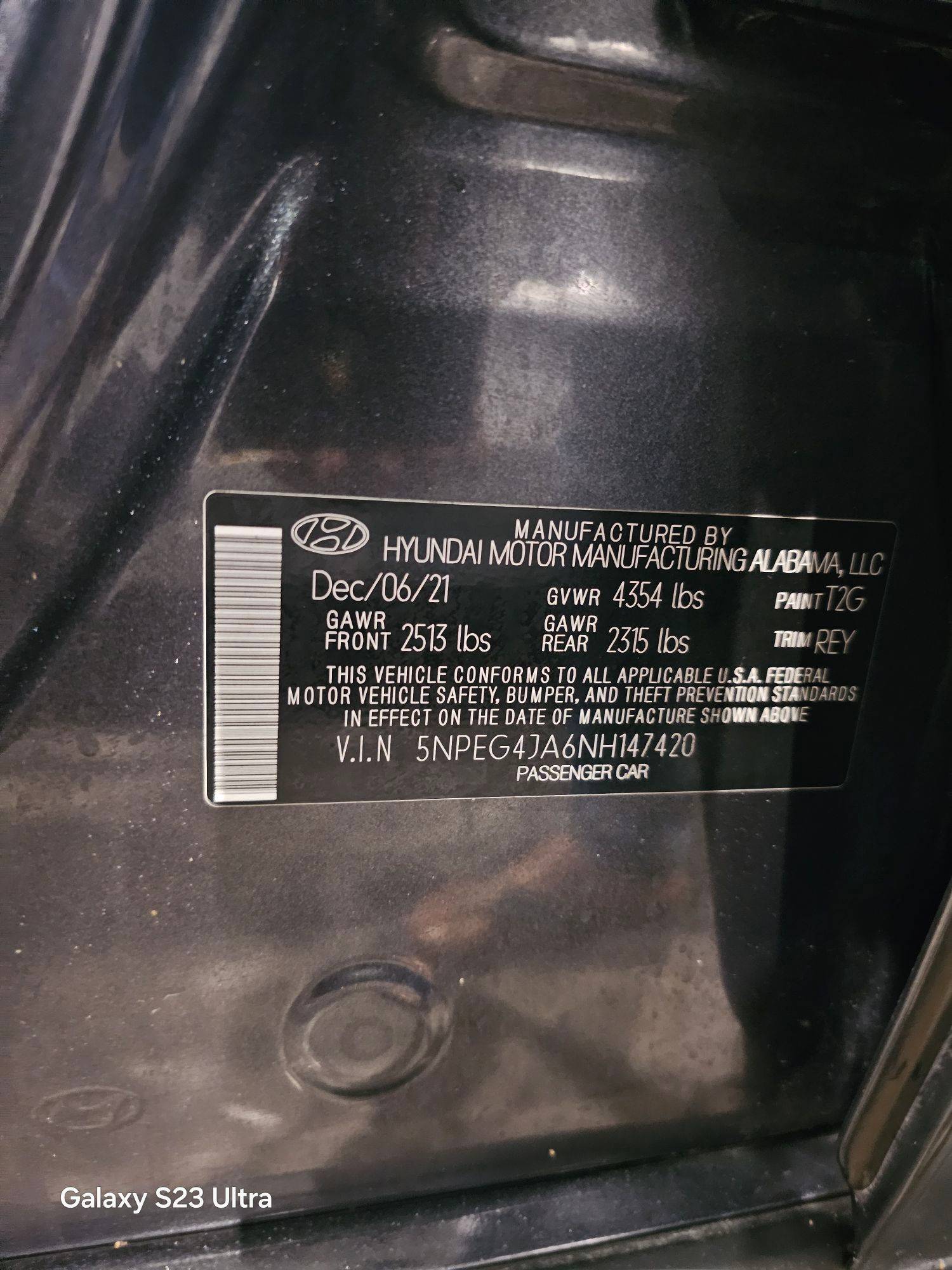 HYUNDAI SONATA 2022 - Marhaba Auction Used Cars - Image 9