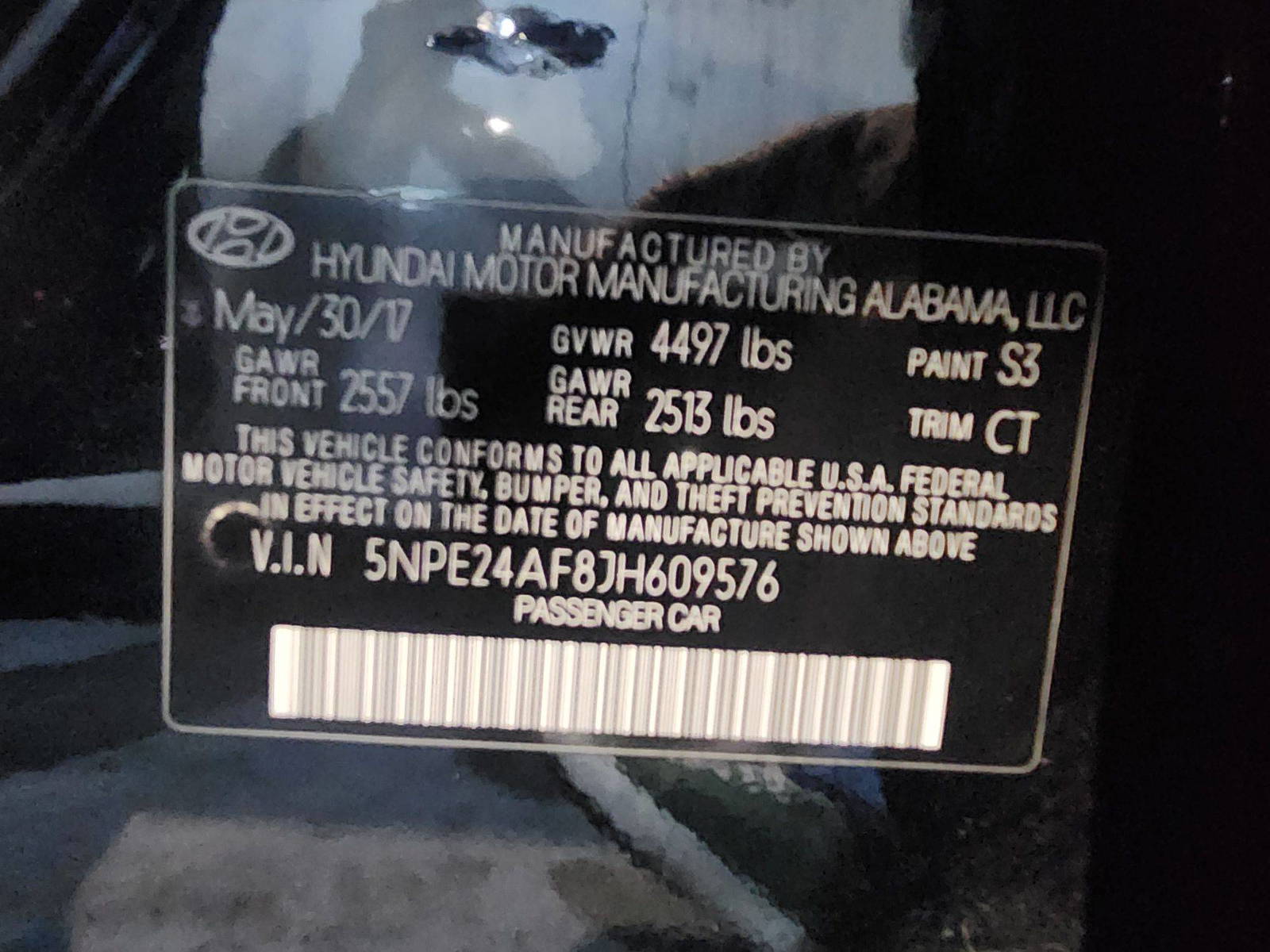 2018 HYUNDAI SONATA — 70345 Miles — Lot 78266614 — Al Quoz - Marhaba Auctions Used Cars - Image 10