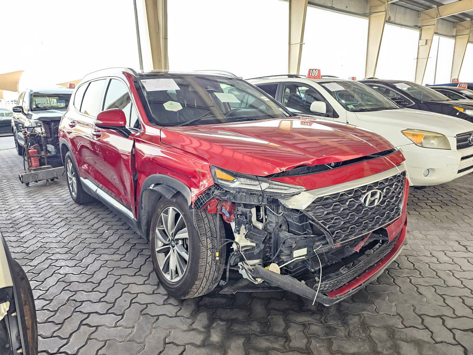 2019 HYUNDAI SANTA FE — 76589 Miles — Lot D2KH110435 — Main - Marhaba Auctions Used Cars - Image 4